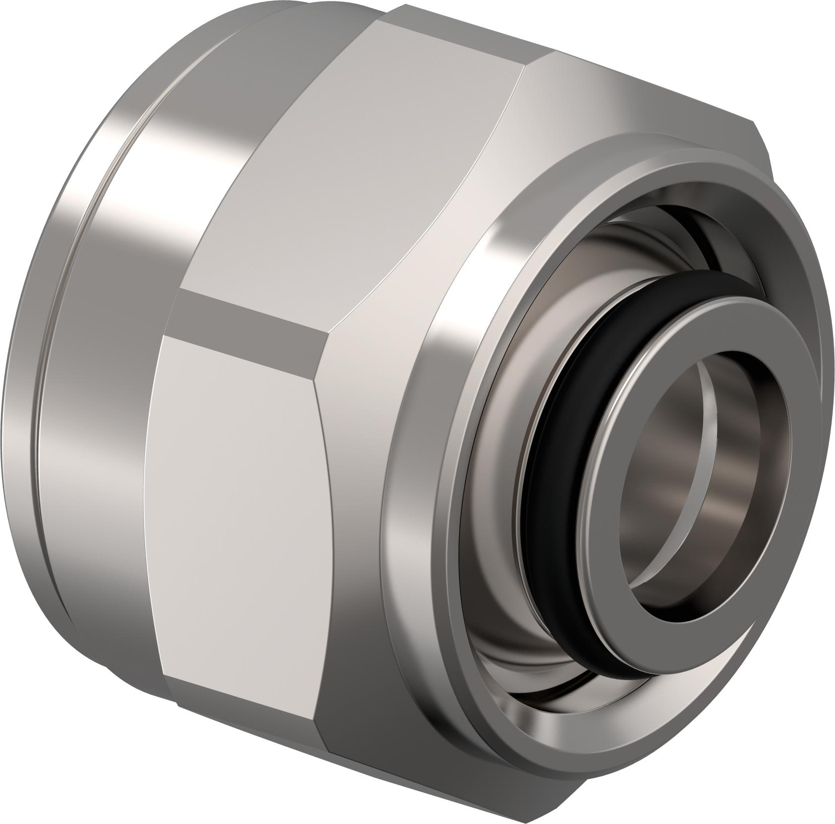 Raccord vissé en deux parties en laiton, avec écrou-raccord étamé et douille de pression
- Pour le raccordement des tubes composites Uponor, Uni Pipe PLUS / MLC, aux raccords coniques Euro ¾" AG
- Filetage intérieur selon DIN EN ISO 228-1
- Raccordement sans calibrage ni ébavurage
