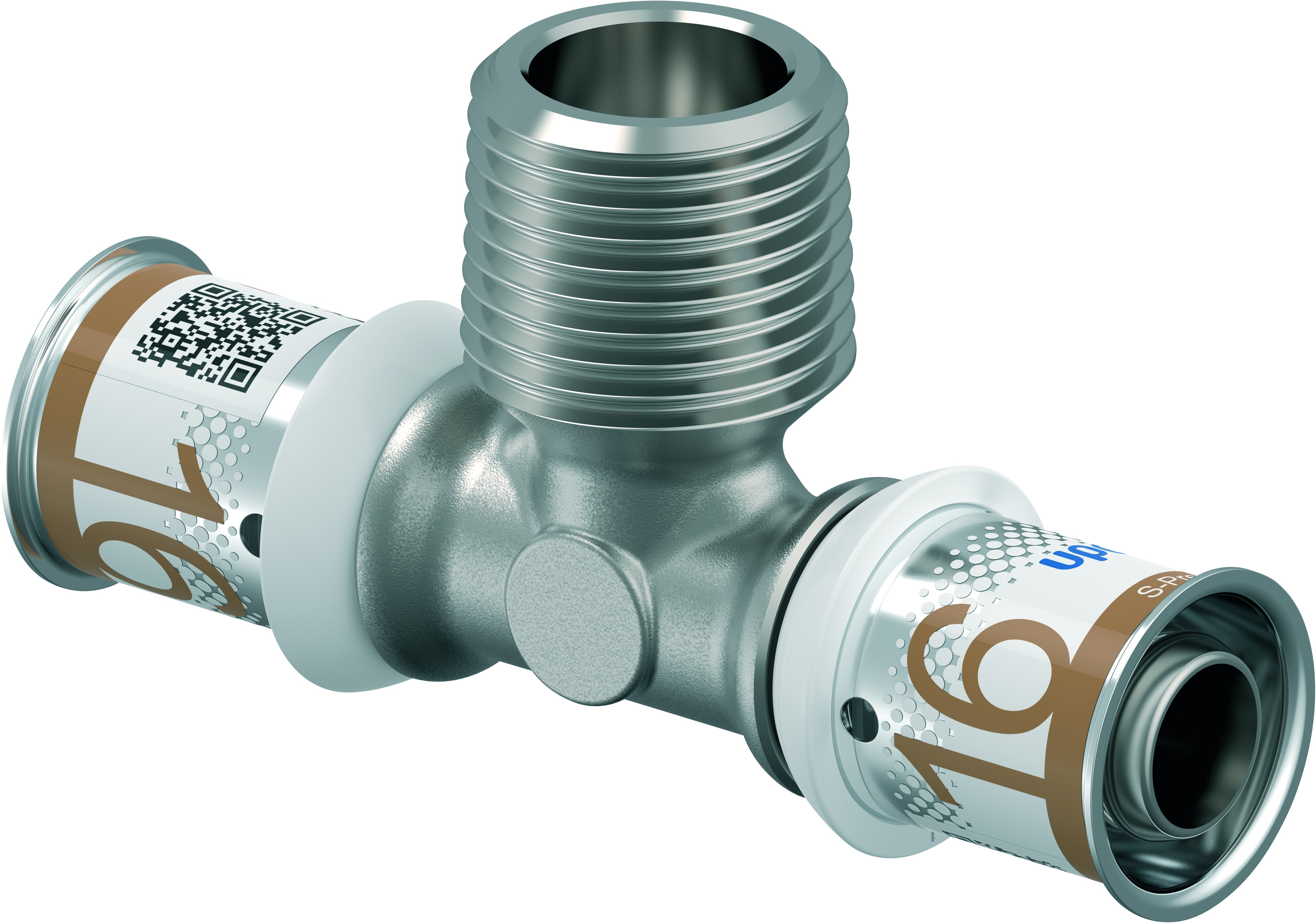 S-Press PLUS Té avec filetage mâle d 16 mm