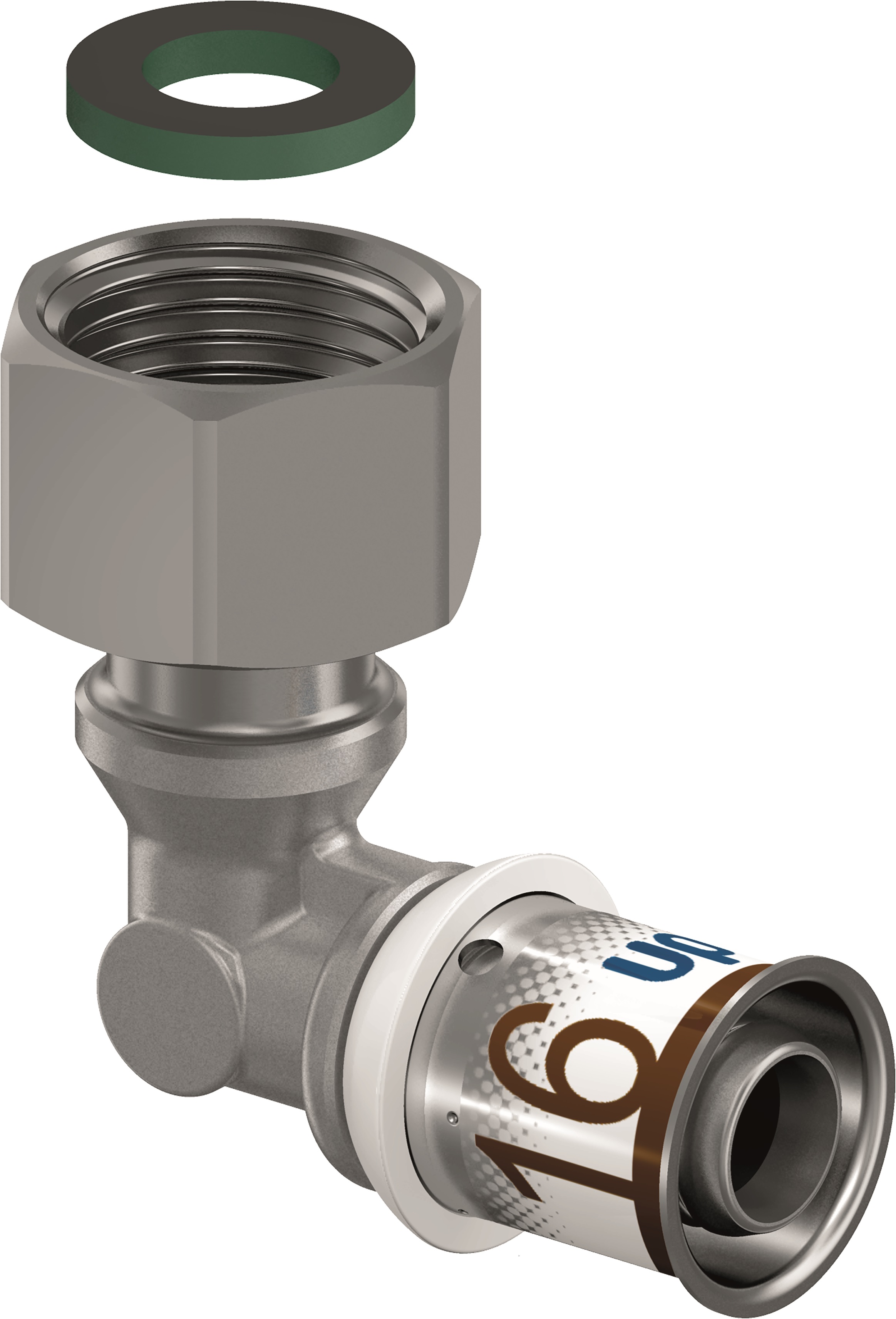 S-Press PLUS Coude union 90° avec filetage femelle d 16 mm