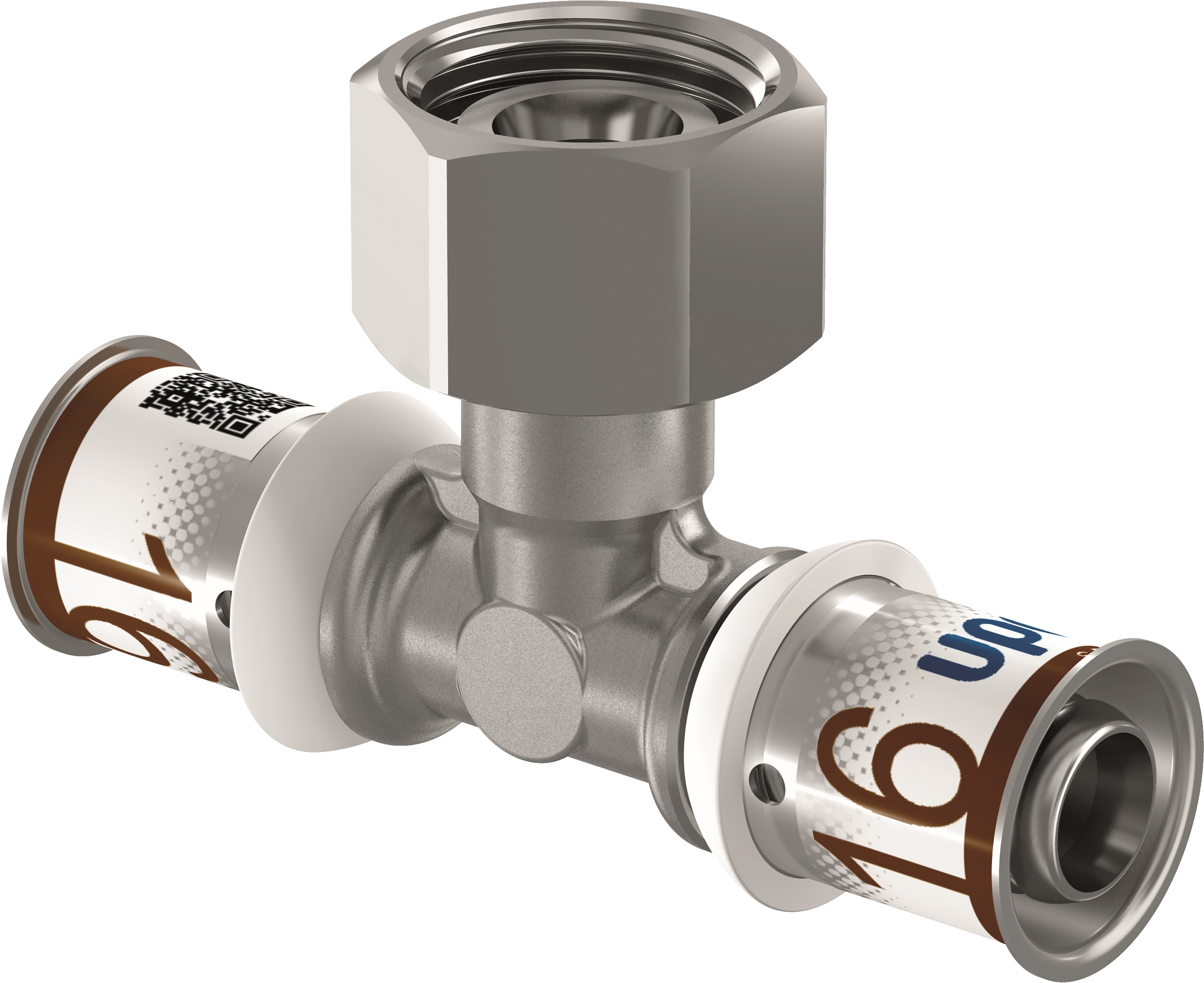 S-Press PLUS Té MF avec filetage femelle d 16 mm