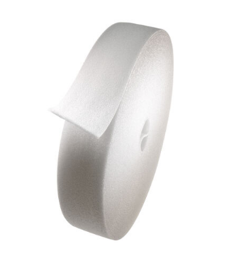 Swisspor PE striscia perimetrale bianca 8 150 mm, 50 m rt