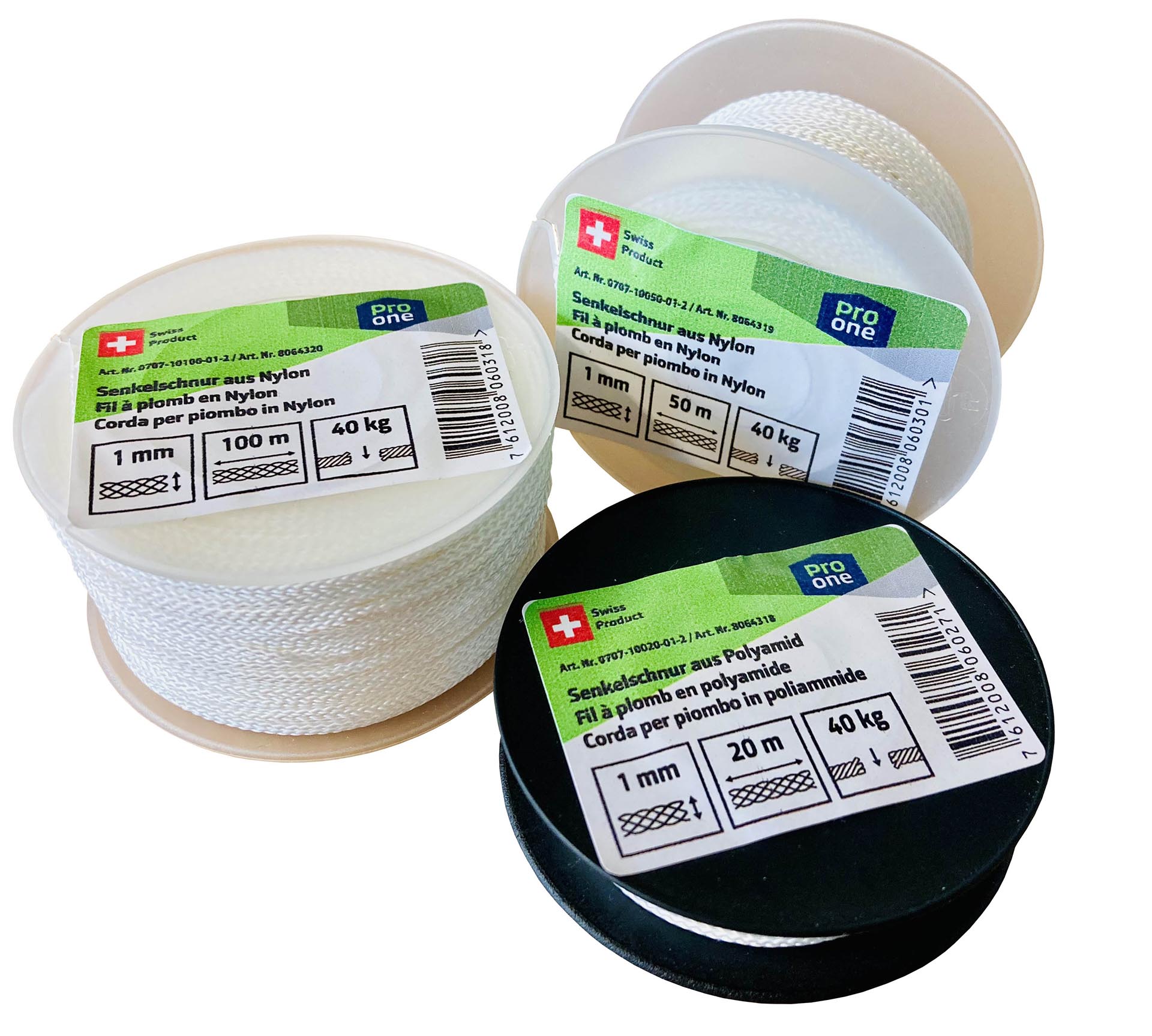 Corda per piombo in Nylon 1mm L50m