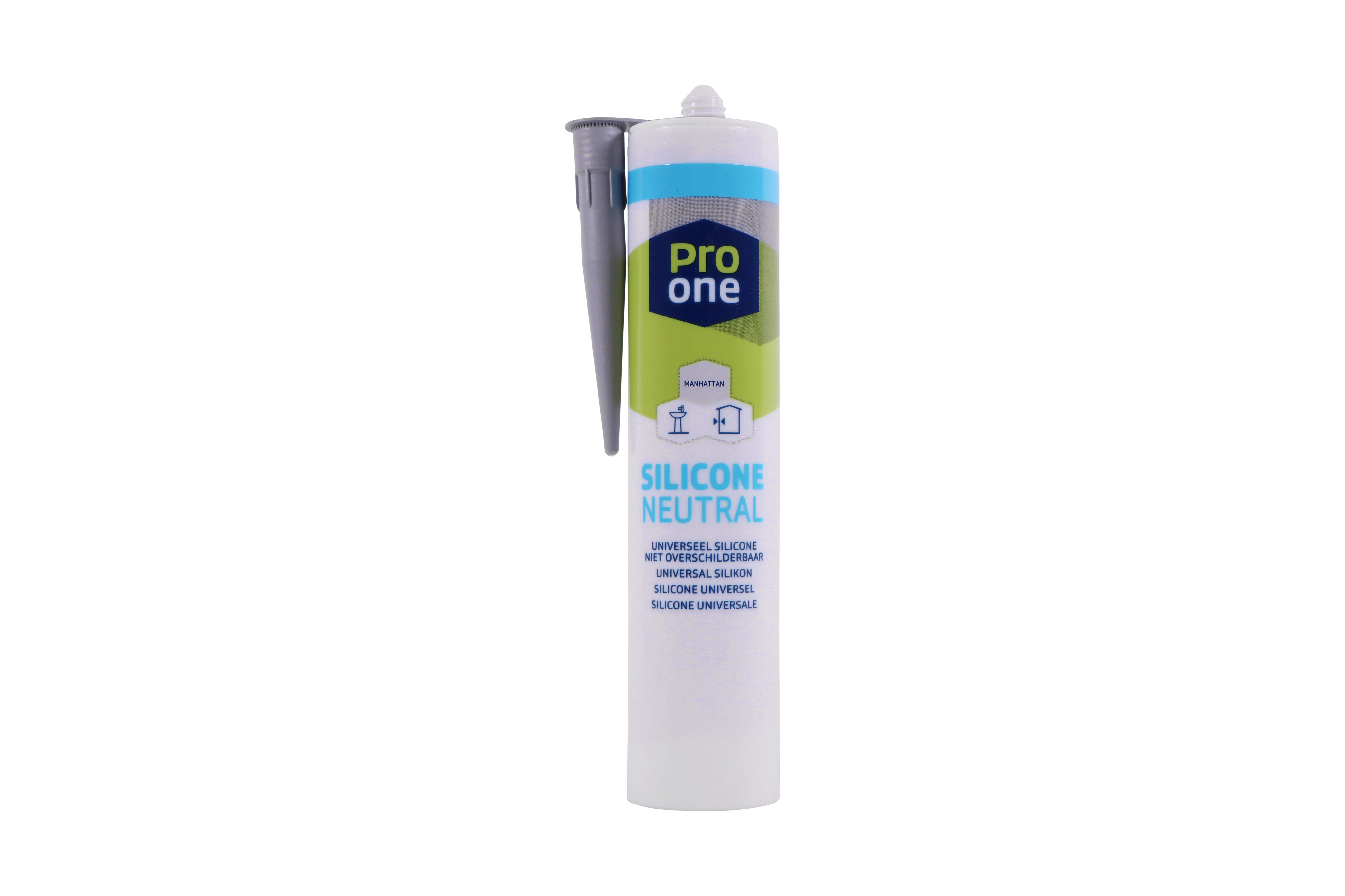 ProOne Silicone Universale manhattan grigio cartuccia à 310 ml RAL 7004