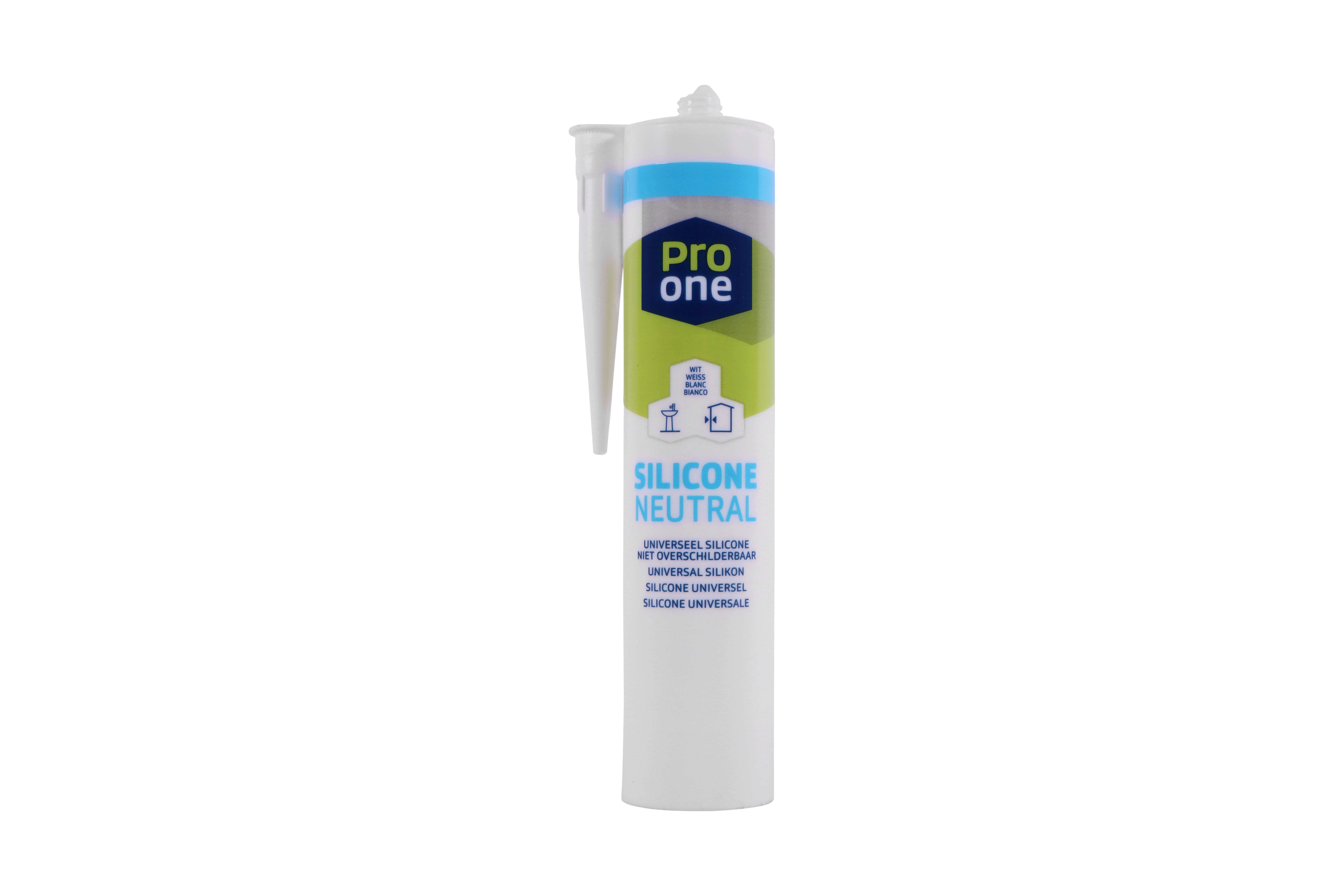 ProOne Silicone Universale bianco cartuccia à 310 ml RAL 9003