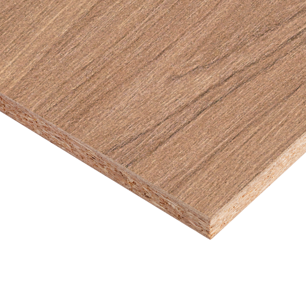 Aspect et toucher : grâce à la structure à pores synchronisés, la texture tactile de la surface correspond exactement au décor bois imprimé. Le résultat est pratiquement impossible à distinguer du bois massif véritable.