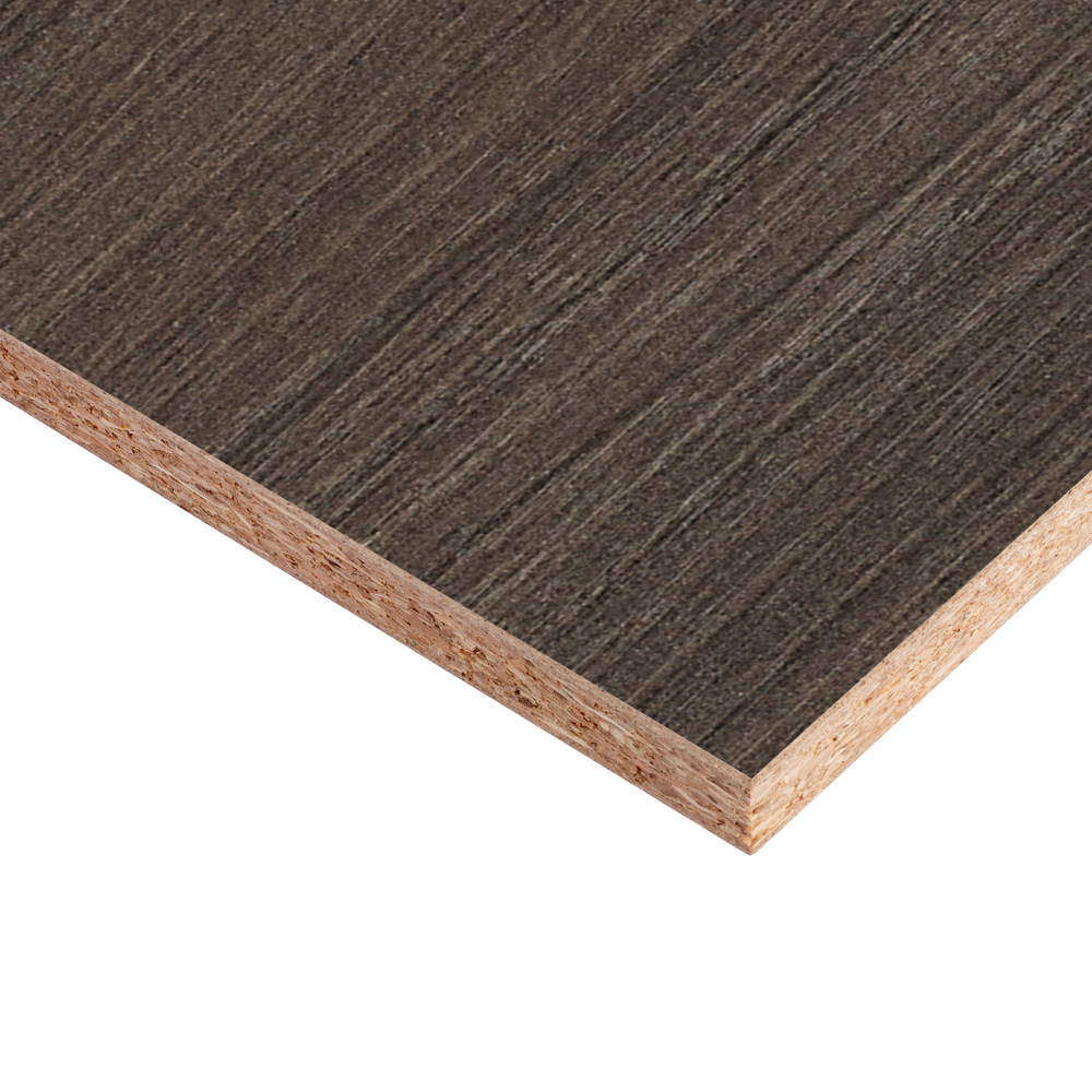 Aspect et toucher : grâce à la structure à pores synchronisés, la texture tactile de la surface correspond exactement au décor bois imprimé. Le résultat est pratiquement impossible à distinguer du bois massif véritable.