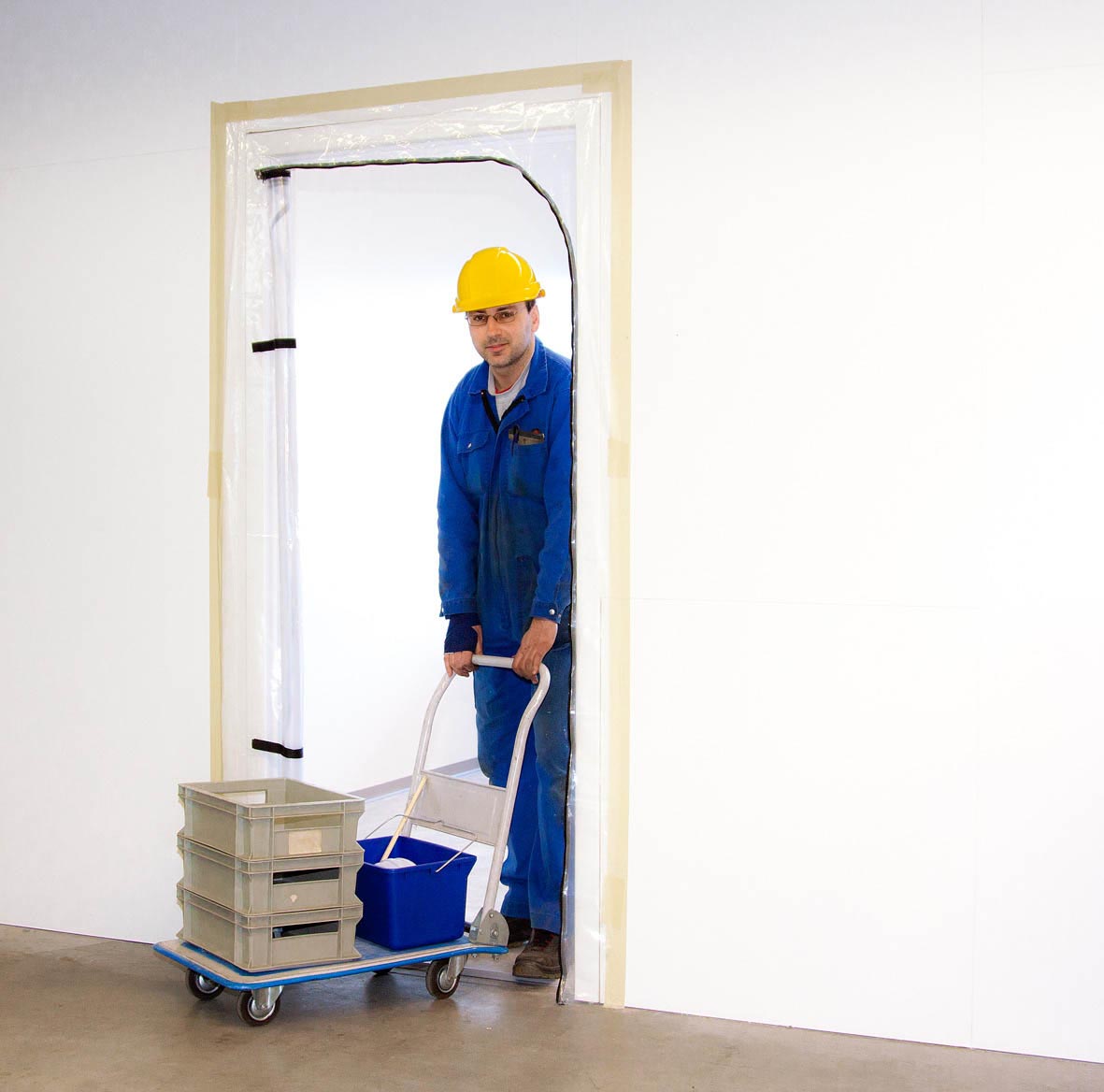 ProOne Staubschutztür "Zip Door", Typ L, mit Reissverschluss 2.1 x 1.1 m, NETTO