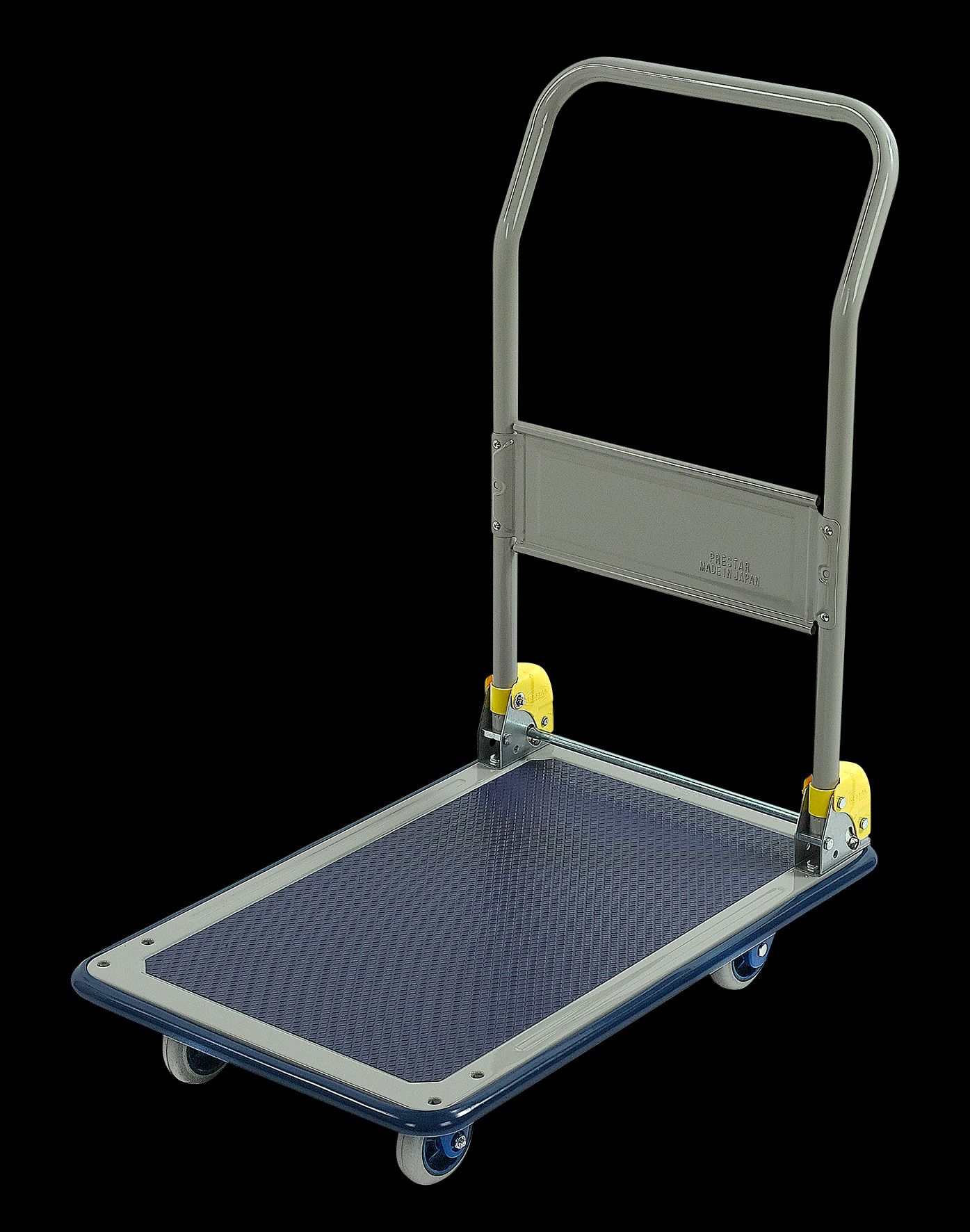 PRESTO Plattformwagen 150 kg m. klappbarem Bügel Plattform 74x48cm