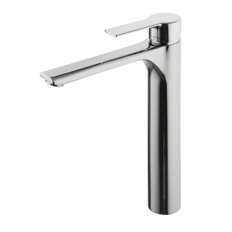 RR miscelatore per lavabo Ziro Alto, S 172 mm, altezza bocca 245 mm , piletta click-clack cromato