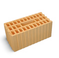Blocchi in cotto a incastro Swissmodul BN 17.5 30 14 cm - 114 pz pal