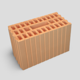 Blocchi in cotto a incastro Swissmodul BN 17.5 30 19 cm - 90 pz pal