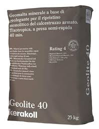 Kerakoll Geolite 40 malta per ripristino calcestruzzo - sacco da 25 kg