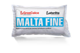 Malta fine Gras Calce stabilitura pronta sacco da 25 kg