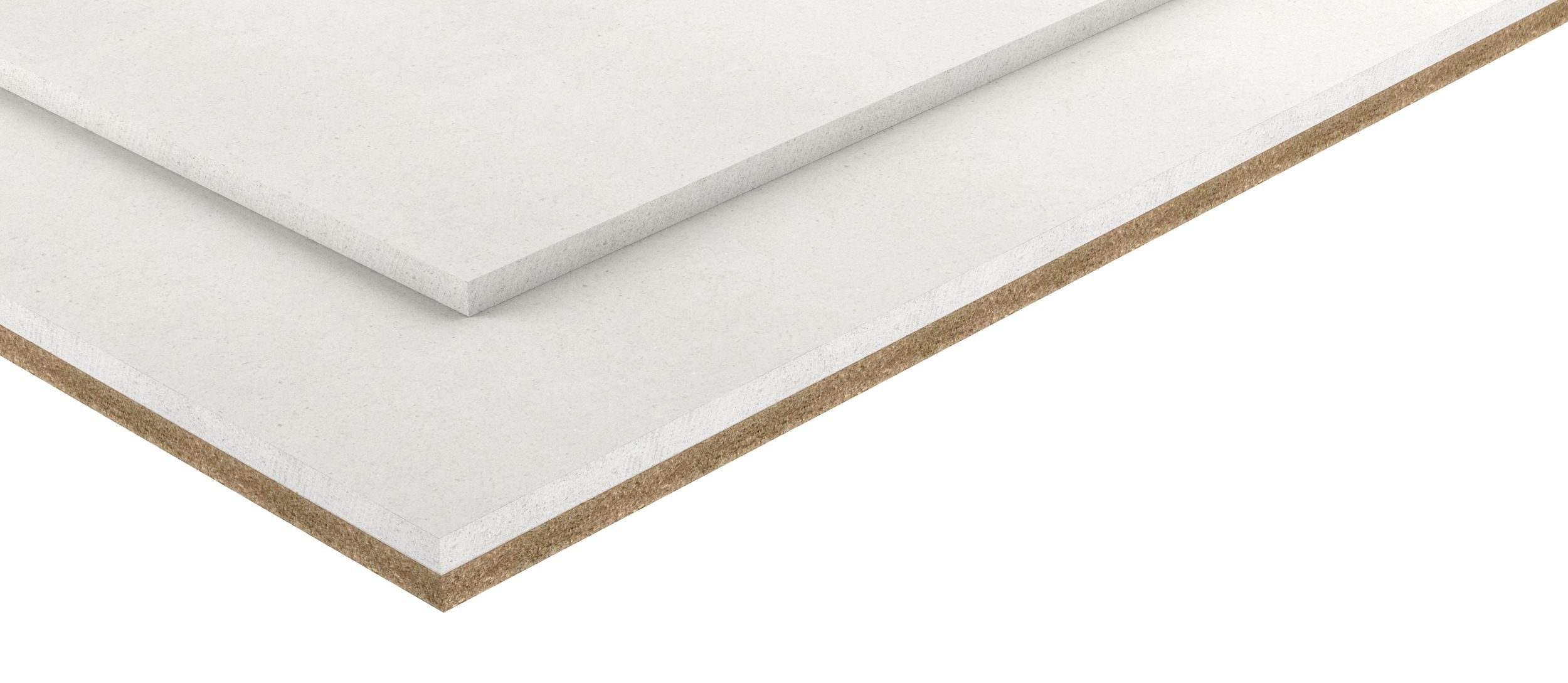 Les plaques de plâtre armé de fibres de Fermacell sont des plaques haute performance pour la construction sèche, pressées à haute pression à partir de plâtre et de fibres de papier recyclées.