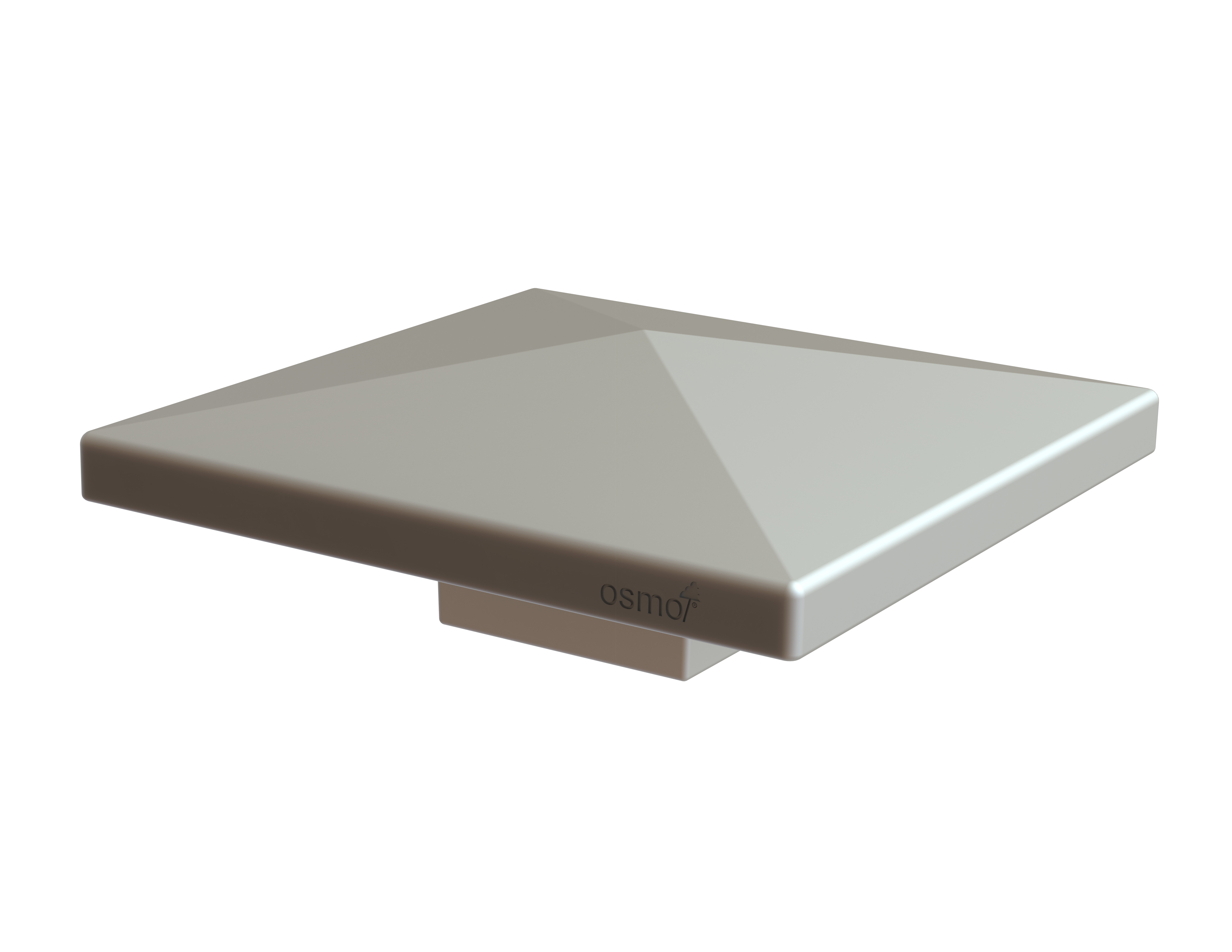 Chapeau de poteau Multifence alu anodisé 120 x 120 x 20 mm