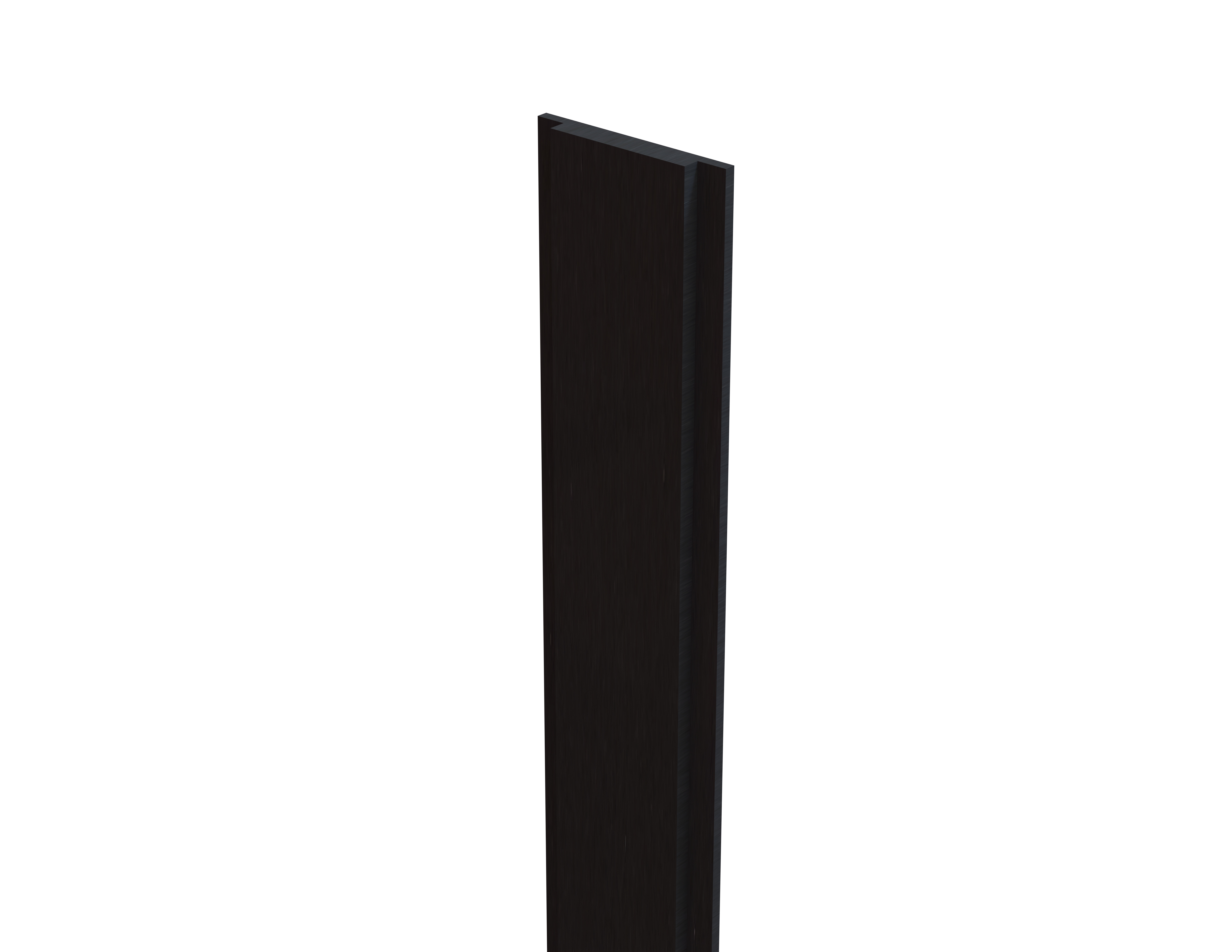 Profil de finition pour poteau Multifence type B anthracite