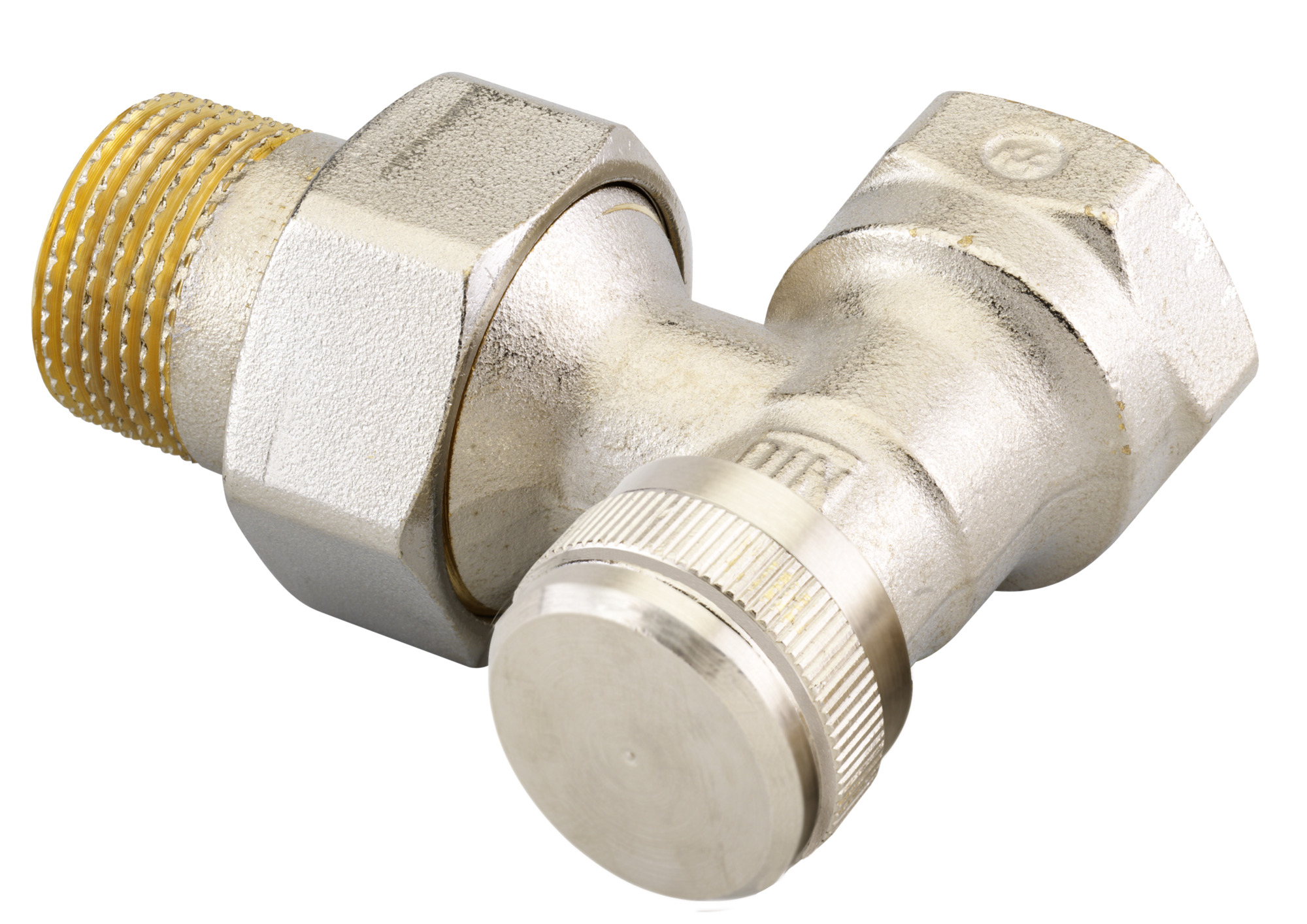 Danfoss Raccord de retour Type RLV Équerre fonction de vidange