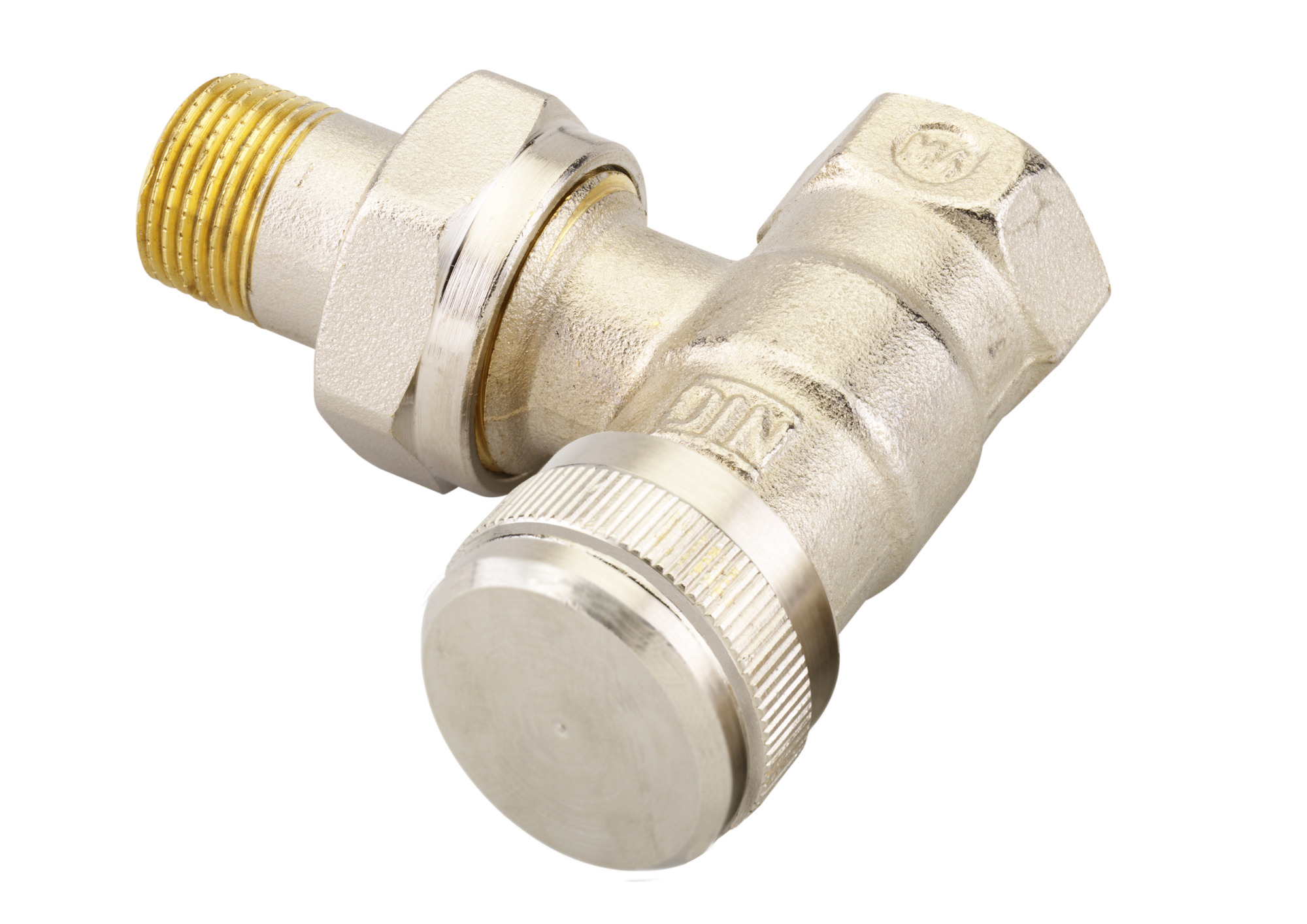 Danfoss Raccord de retour Type RLV Équerre fonction de vidange