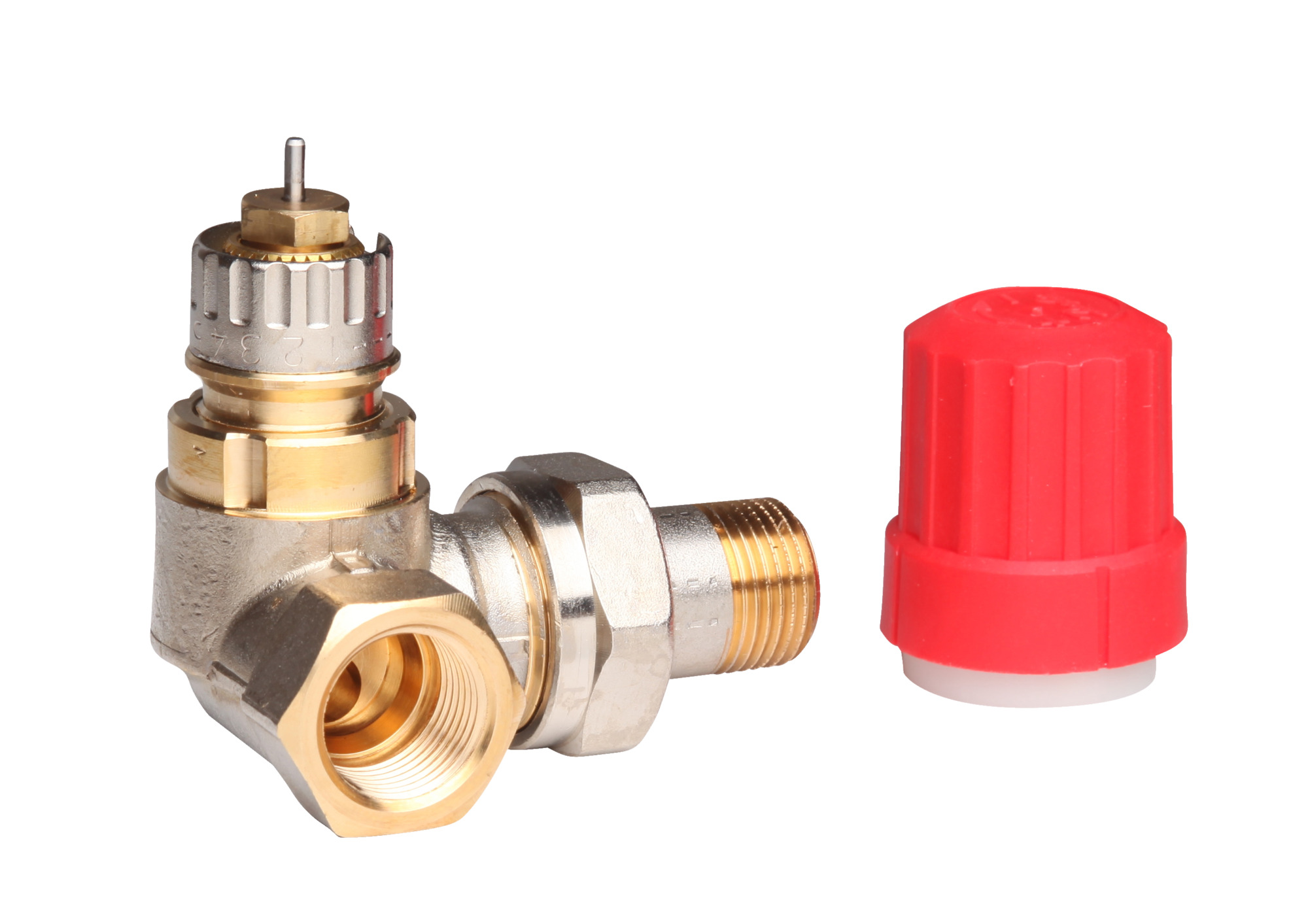 Danfoss Vanne thermostatique Type RA-N Équerre gauche débit normal