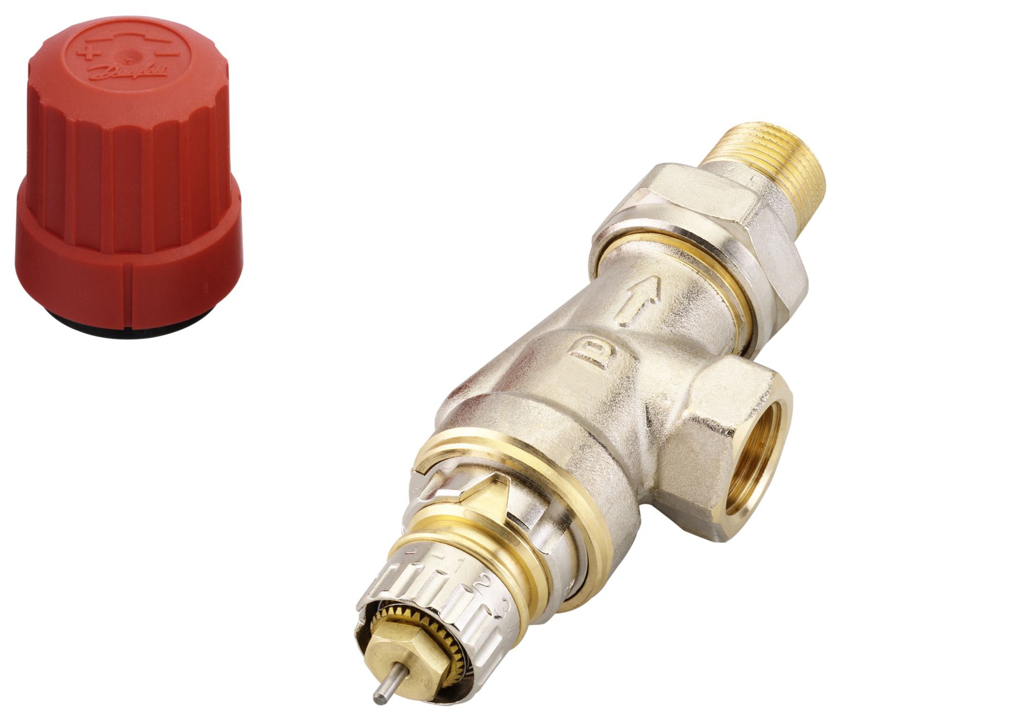 Danfoss Vanne thermostatique Type RA-N Axial débit normal