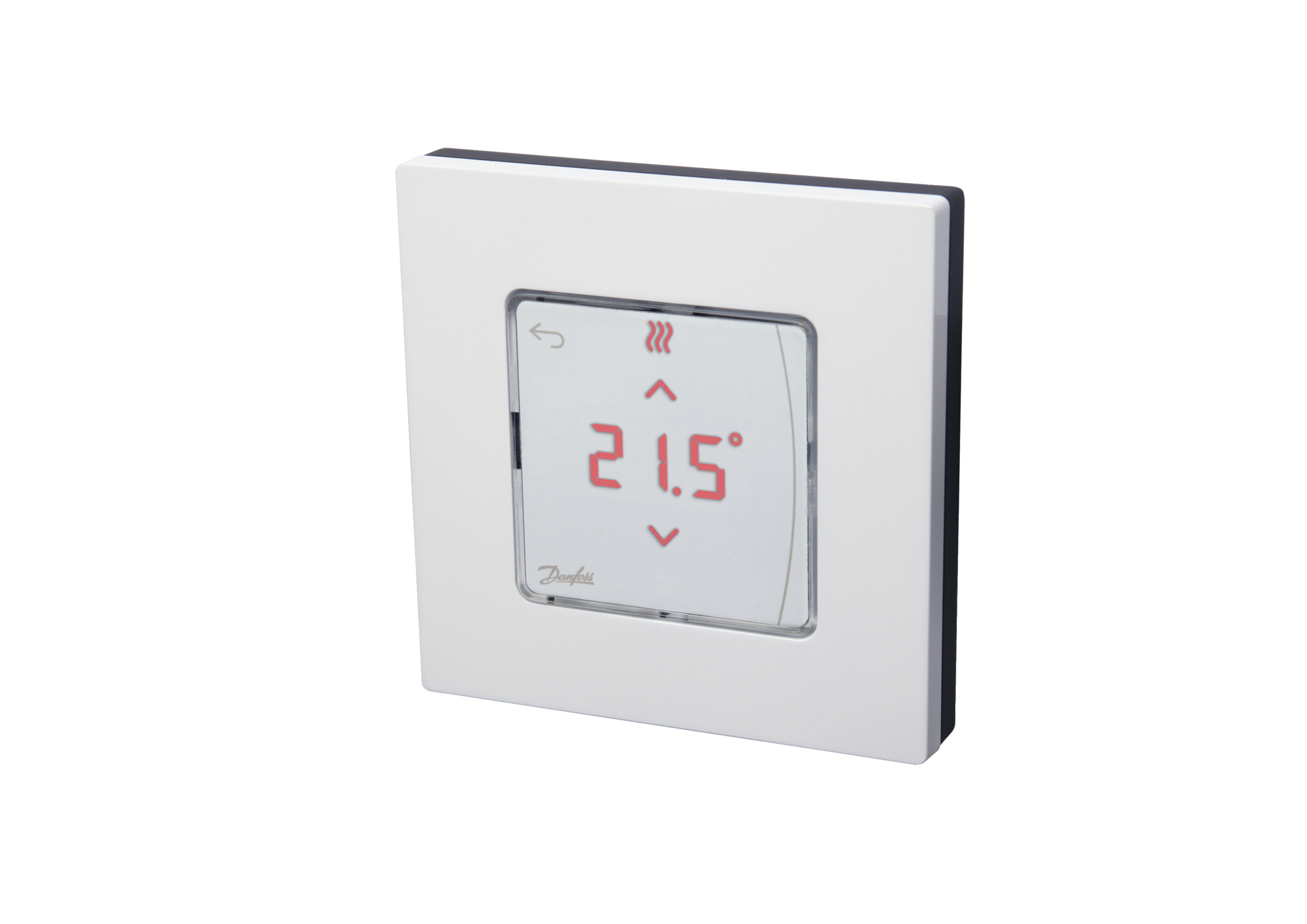 Le thermostat d'ambiance Danfoss Icon2™ / 24V RT est disponible en version apparente _x005F_x000D_
ou encastrée. Le thermostat, qui a l'apparence d'un interrupteur d'éclairage traditionnel, _x005F_x000D_
dispose d'un panneau de commande dans un matériau semblable au verre avec un écran _x005F_x000D_
LED rétroéclairé. Lorsqu'il n'est pas utilisé, l'écran s'éteint et devient pratiquement invisible._x005F_x000D_
Le thermostat Icon2™ / 24V RT est compatible à la fois avec le contrôleur maître _x005F_x000D_
Icon™ 24V et le contrôleur principal Icon2™. Veuillez noter que la fonction FW Kunning _x005F_x000D_
n'est disponible qu'en combinaison avec Icon2™ Main Controller.