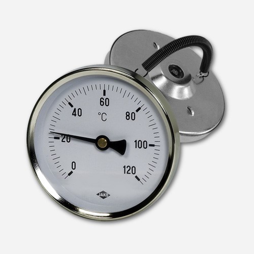 JAKO Thermomètre à tube avec ressort de serrage 0° C - +120° C degrés