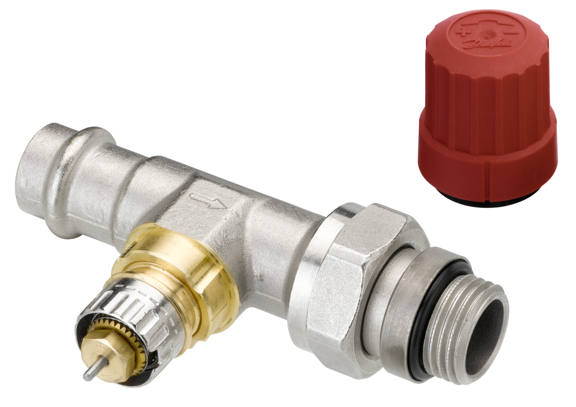 Danfoss Vanne thermostatique RA-N Passage avec raccord à sertir