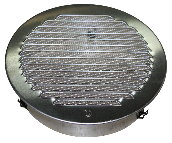Grille pare-pluie SPIRO SAFE AWG aluminium 100 mm