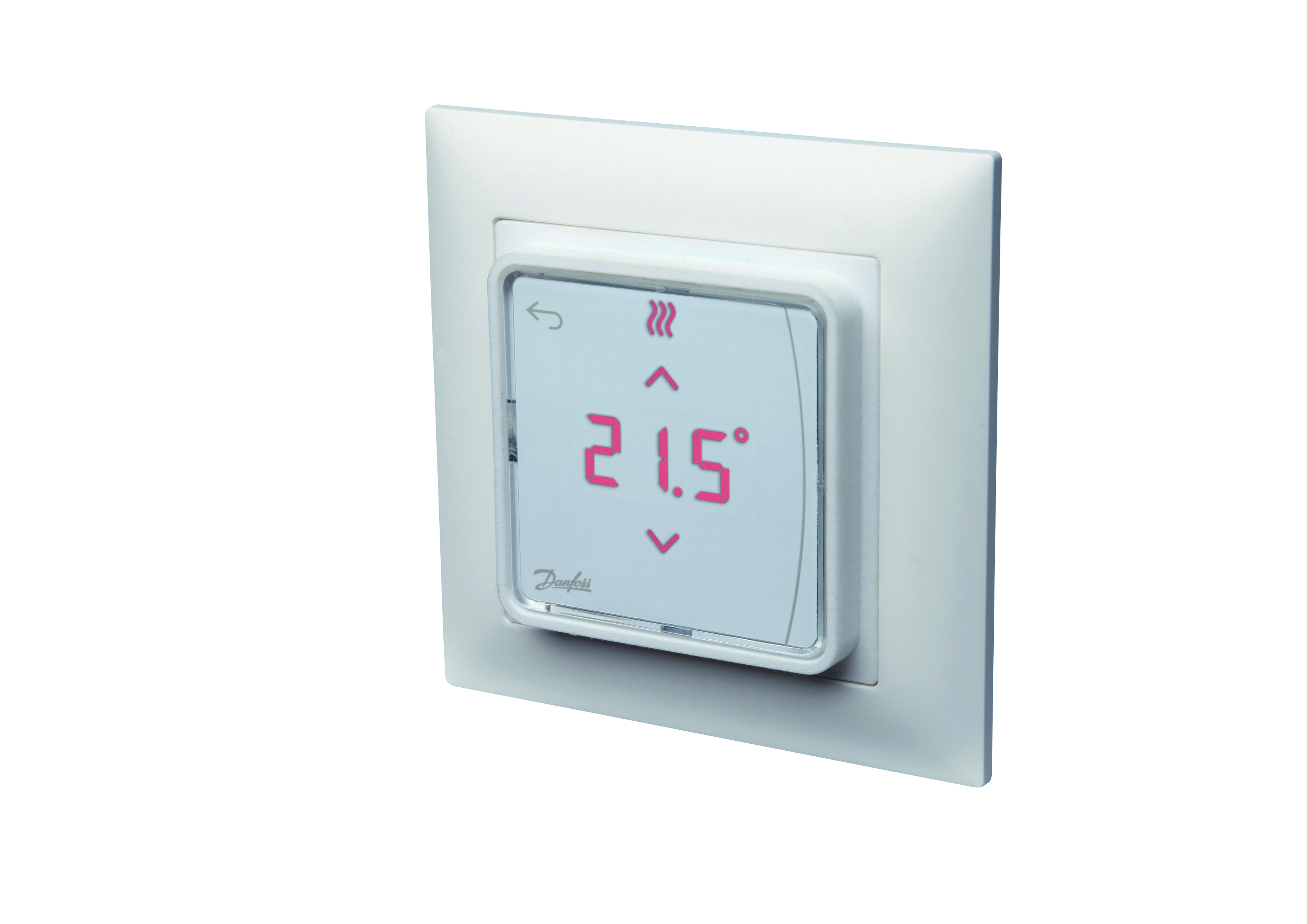 Le thermostat d'ambiance Danfoss Icon2™ / 24V RT est disponible en version apparente _x005F_x000D_
ou encastrée. Le thermostat, qui a l'apparence d'un interrupteur d'éclairage traditionnel, _x005F_x000D_
dispose d'un panneau de commande dans un matériau semblable au verre avec un écran _x005F_x000D_
LED rétroéclairé. Lorsqu'il n'est pas utilisé, l'écran s'éteint et devient pratiquement invisible._x005F_x000D_
Le thermostat Icon2™ / 24V RT est compatible à la fois avec le contrôleur maître _x005F_x000D_
Icon™ 24V et le contrôleur principal Icon2™. Veuillez noter que la fonction FW Kunning _x005F_x000D_
n'est disponible qu'en combinaison avec Icon2™ Main Controller.