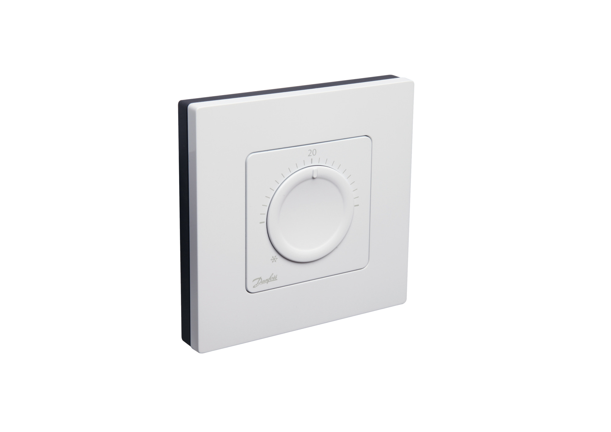 Danfoss Thermostat d'ambiance Icon™ Bouton rotatif radio analogique