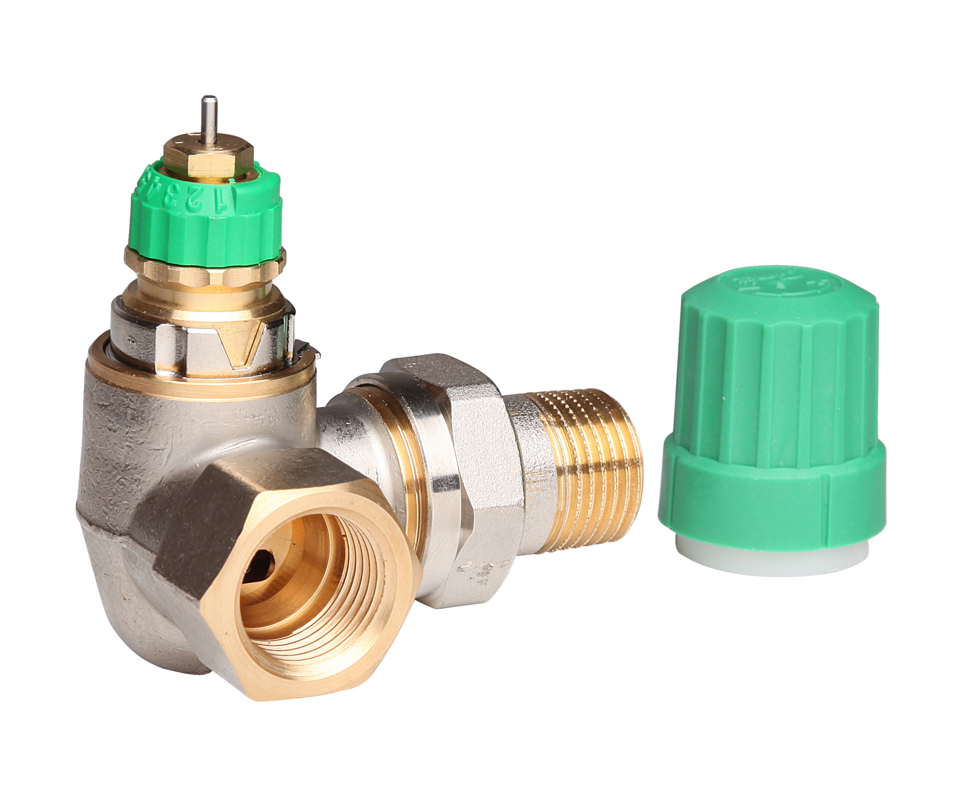 Danfoss Vanne thermostatique Type RA-DV Équerre gauche Dynamique_x005F_x000D_
(indépendant de la pression)