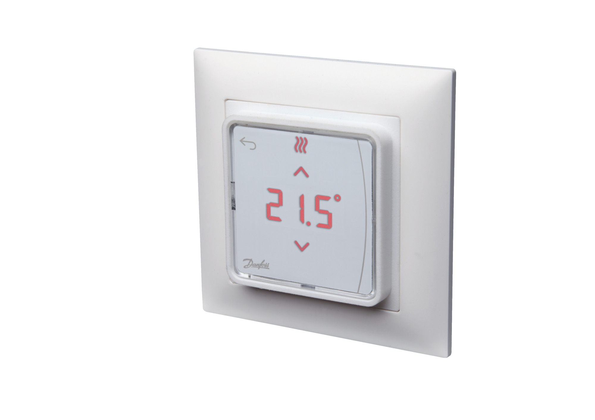Danfoss Thermostat d'ambiance Icon™ Display montage encastré 230V, incl. habillage Feller Edizio