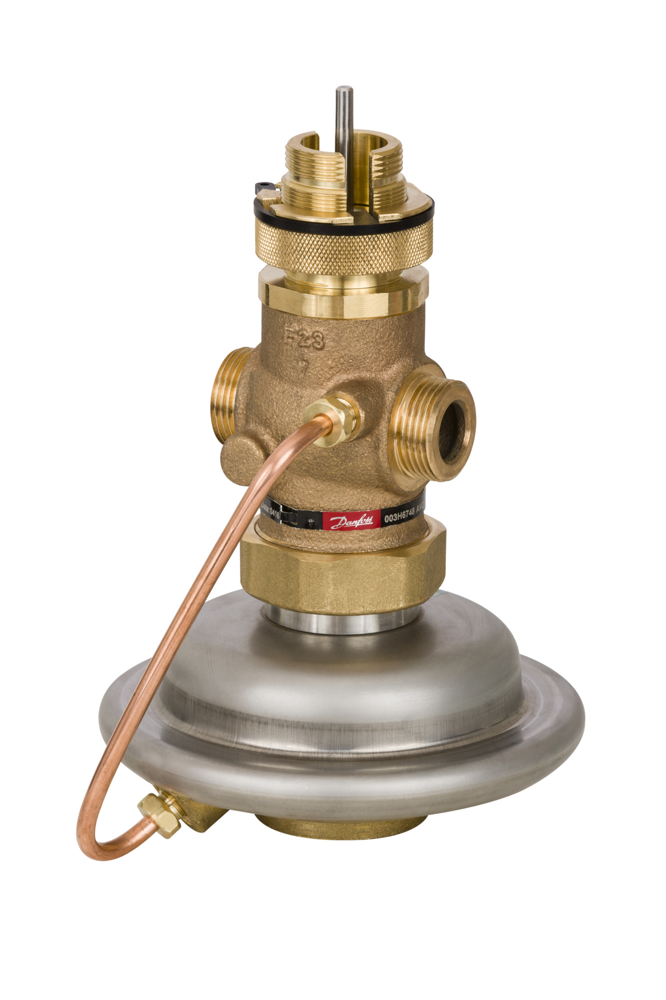 Régulateur de débit Danfoss avec vanne motorisée AVQM