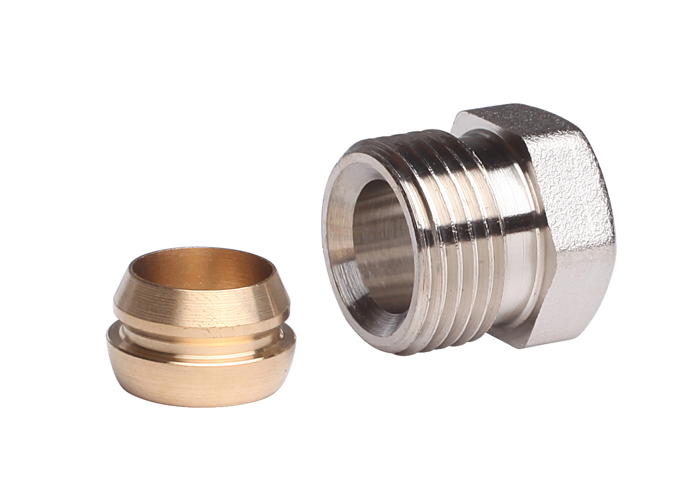 Danfoss Bague de serrage à filetage mâle pour tubes en acier et en cuivre