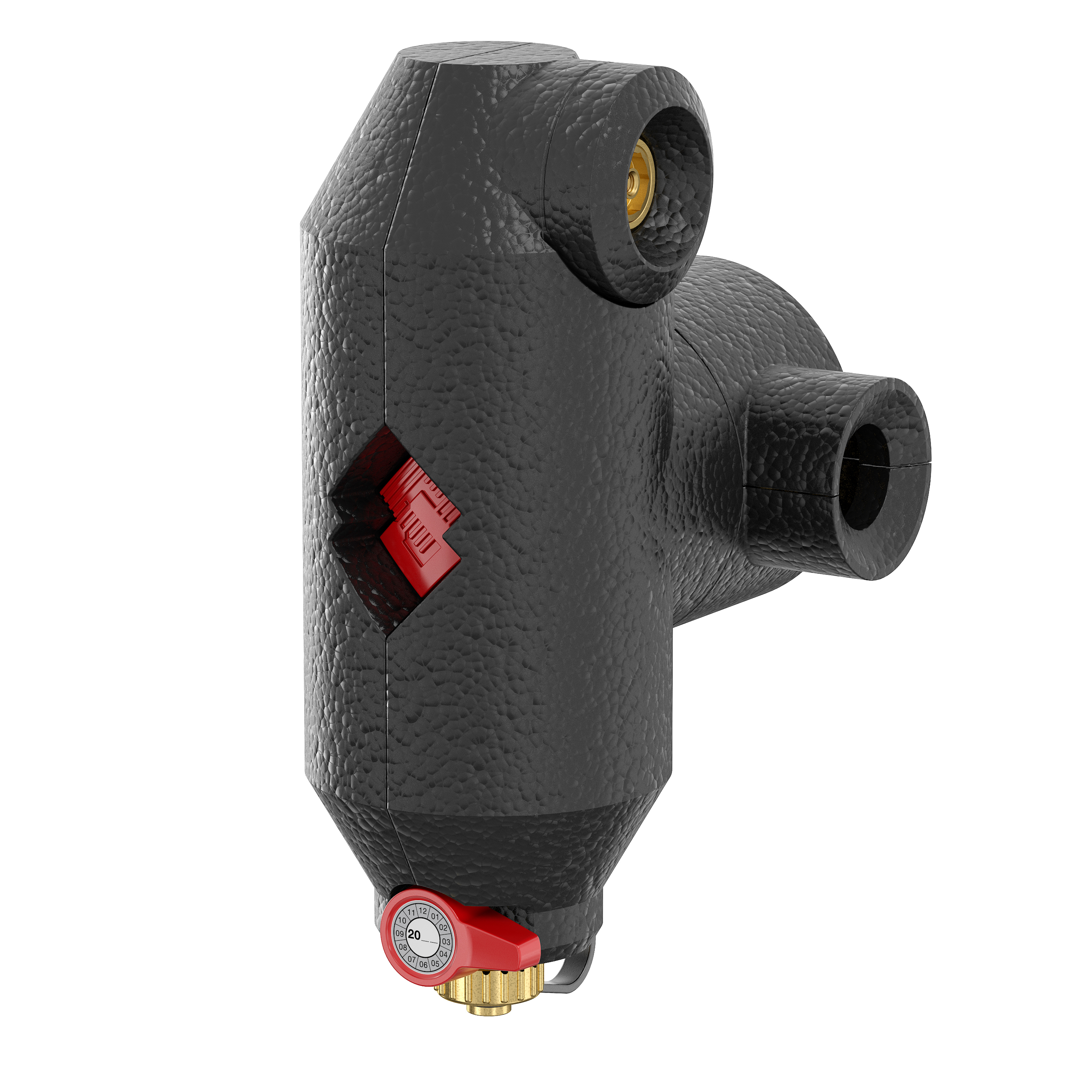 Informations sur l'article
Description Flamcovent Clean Smart EcoPlus
Modèle Flamcovent Clean Smart EcoPlus
Caractéristiques techniques
Matériaux: laiton et le plastique de haute qualité
Température de service minimale/maximale: -10 °C / 120 °C.
Pressions du système minimale/maximale: 0,2 / 10 bar.
Pression de service minimale/maximale : 0,2 bar / 6 bar.
Taux maximum de glycol: 50%.
Taux maximum d'éthanol: 30%.
Muni d'une isolation en EPP présentant une épaisseur de de 20 mm et une valeur d'isolation (λ) de 0,036 W/mK.