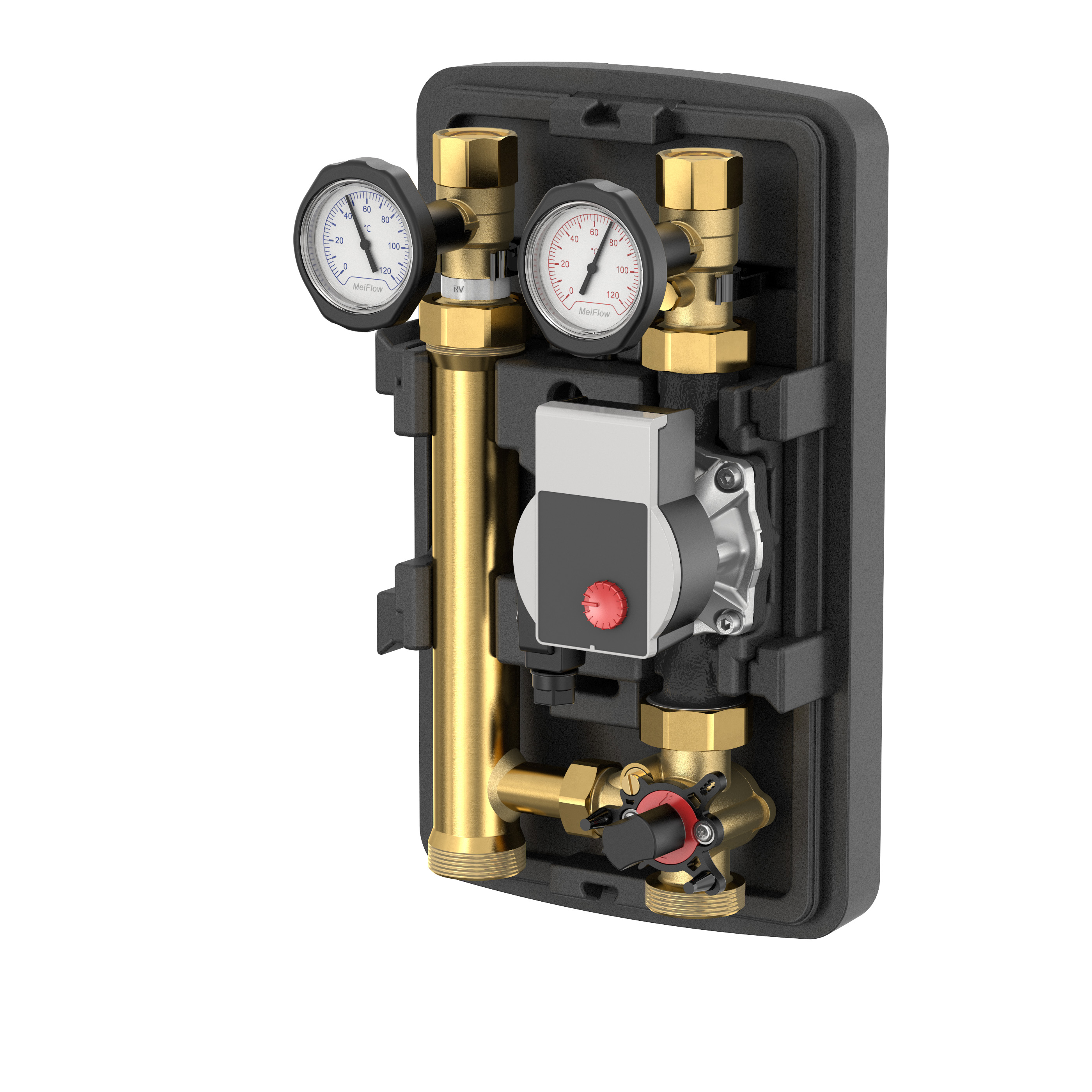 Flamco Groupes de pompes Meiflow Top S MC avec pompe Grundfos Alpha 2.1