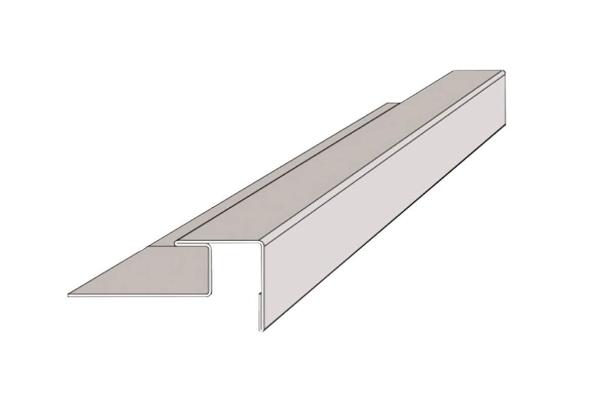 Profil d’angle extérieur 25 Canexel Blanc longueur 3000 mm
