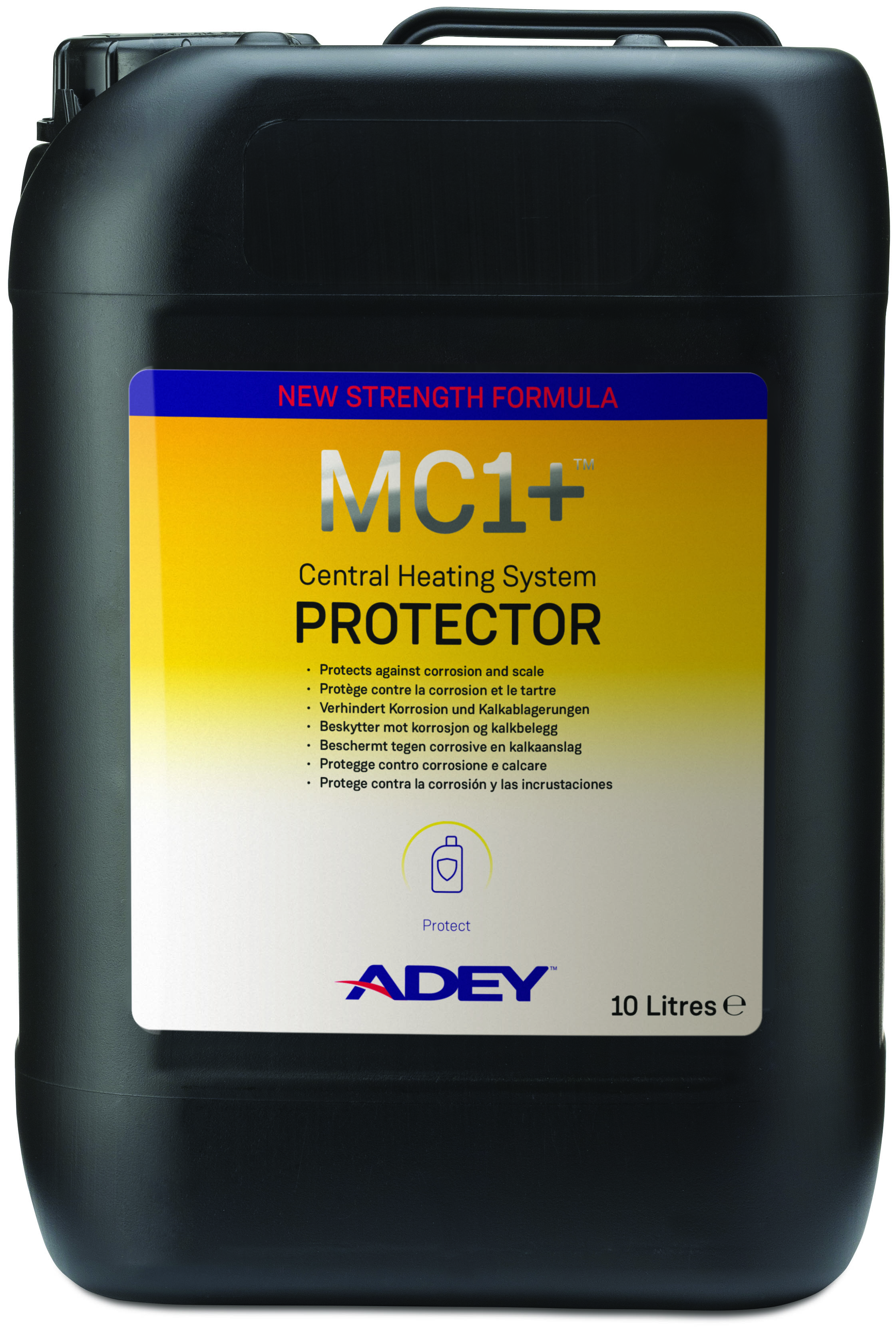 Bidon de 25 litres, 1 bidon suffit pour env. 6250 litres d'eau de chauffage