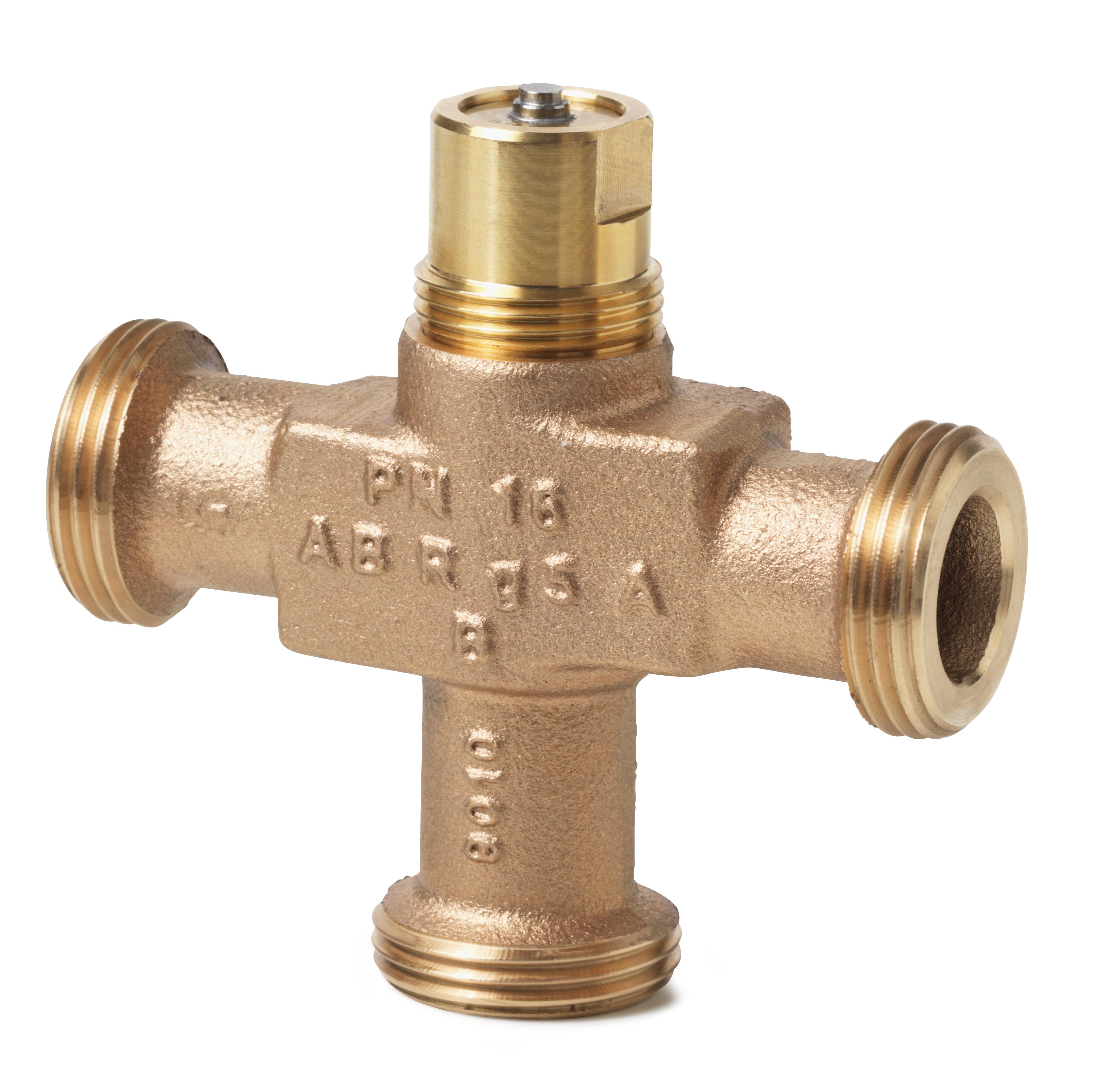Vanne à trois voies Siemens VXG 44.20 DN20/1/14", Kvs 6.3m3/h, PN16, bronze