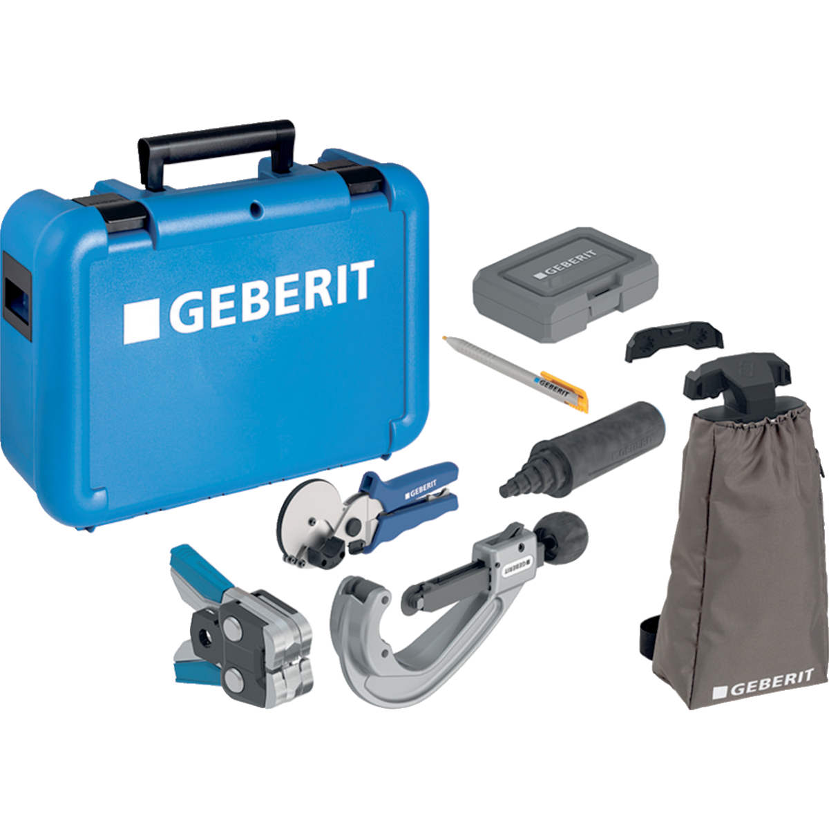 Set de mâchoires Geberit FlowFit [1], dans coffre: d=16 / 20 / 25 / 32 / 40mm