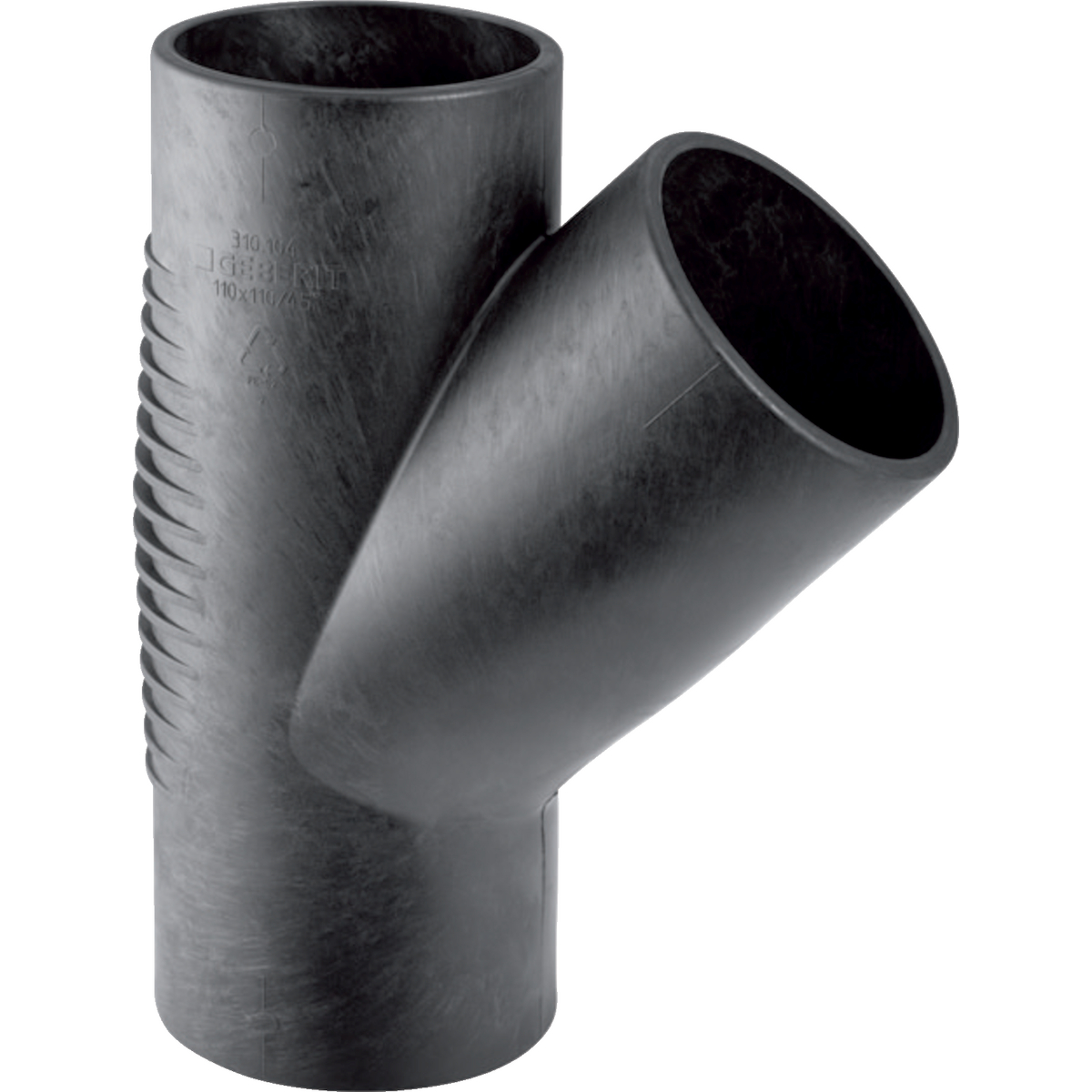 Embranchement 45° Geberit Silent-db20: d90mm d1=63mm