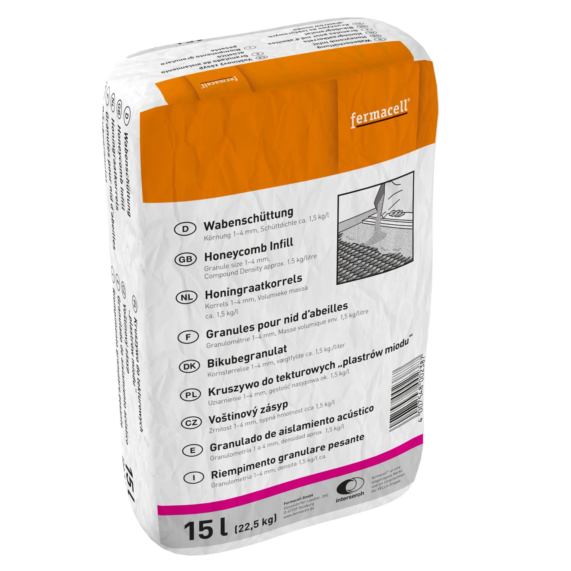 Fermacell granulat de remplissage sac 15 l Art. 78013