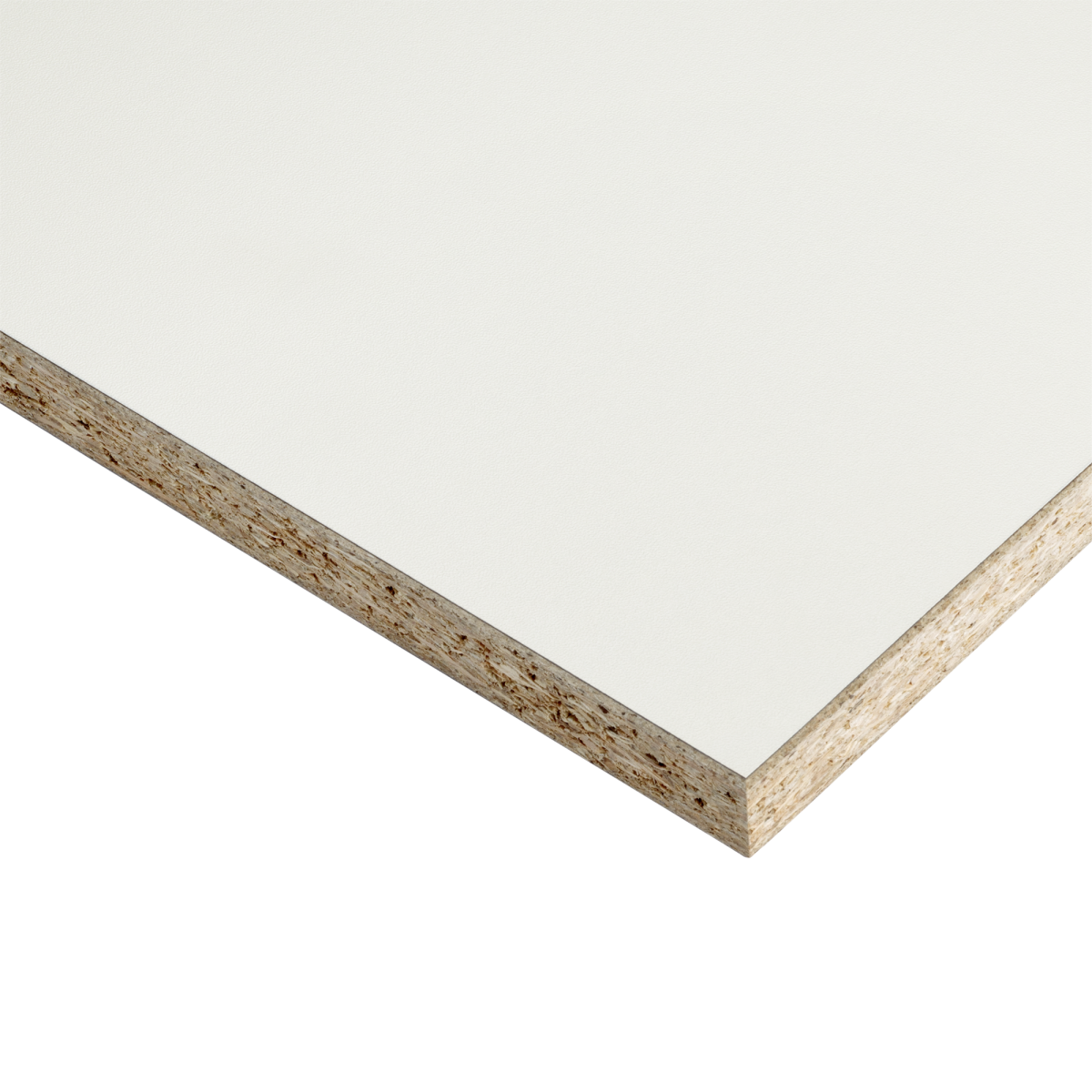 Un panneau de particules brutes (également appelé panneau pressé à plat) est un matériau dérivé du bois en forme de panneau, fabriqué à partir de copeaux de bois encollés et pressés sous haute pression et à haute température. Il sert généralement de support pour les revêtements ou d'élément de construction dans les zones non visibles.