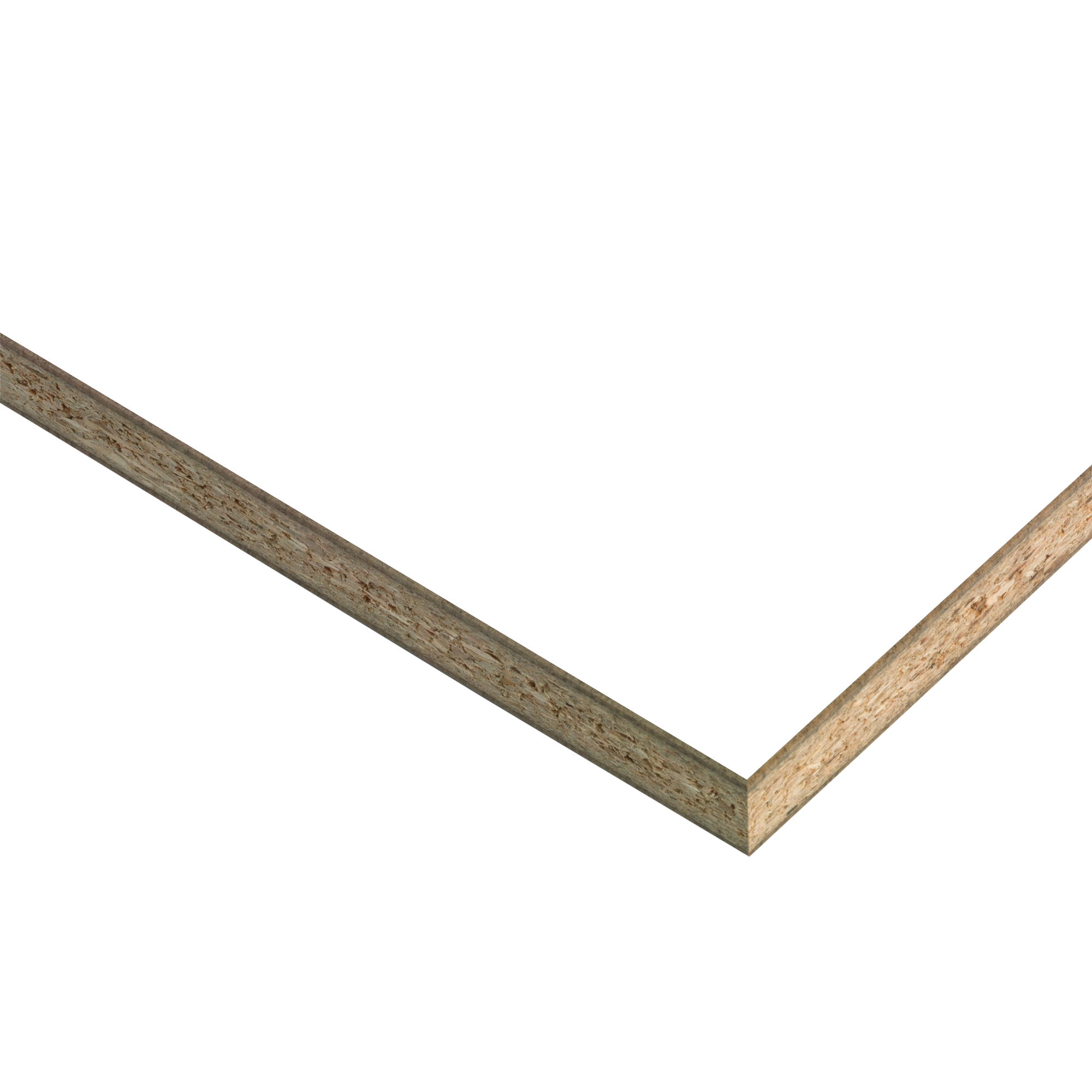 Un panneau de particules brutes (également appelé panneau pressé à plat) est un matériau dérivé du bois en forme de panneau, fabriqué à partir de copeaux de bois encollés et pressés sous haute pression et à haute température. Il sert généralement de support pour les revêtements ou d'élément de construction dans les zones non visibles.