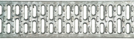 TI ACO griglia a ponte acciaio zincato V 100 Fessura 10, classe A, 100 cm.