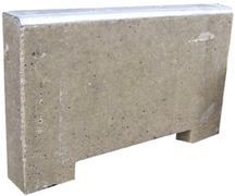 TI ACO testata combinata per canaletto basso spessore, h. 8 cm. (V100)