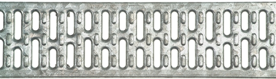 TI ACO griglia a ponte doppio acciaio zincato V 100 Fessura 10, classe C, 100 cm.