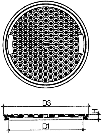 Griglia VR, fig. 2805.060.00, classe  A15