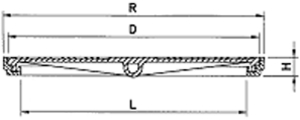 Chiusino in ghisa BGS, fig. 121-60 inodore classe A15, 1 ton. - dim. 60 cm