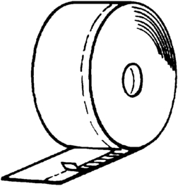 TI - Rigips striscia di tenuta PE PED 30 30 x 2 mm, rotolo da 30 m 10 pz pacco